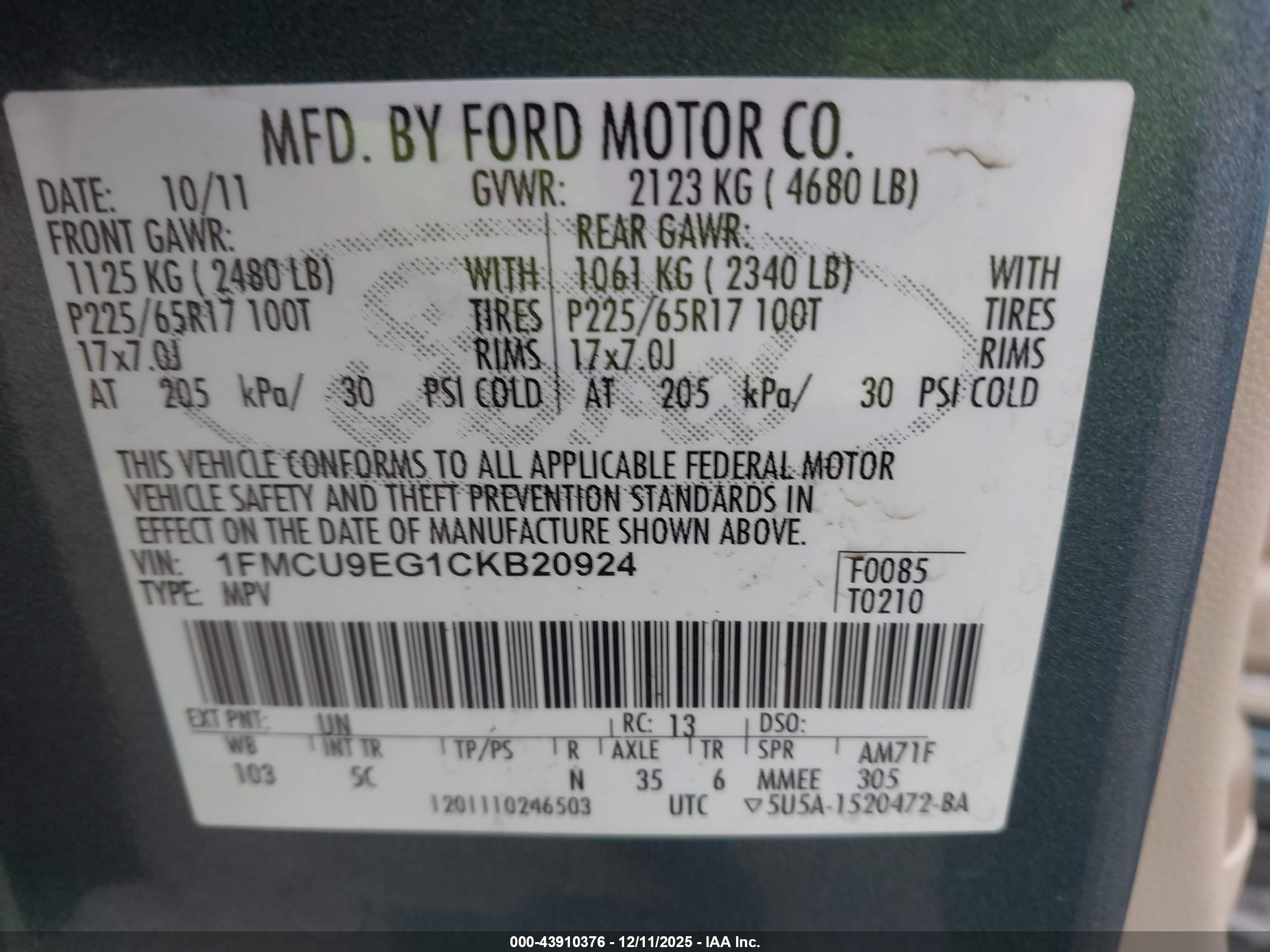 FORD ESCAPE image 9
