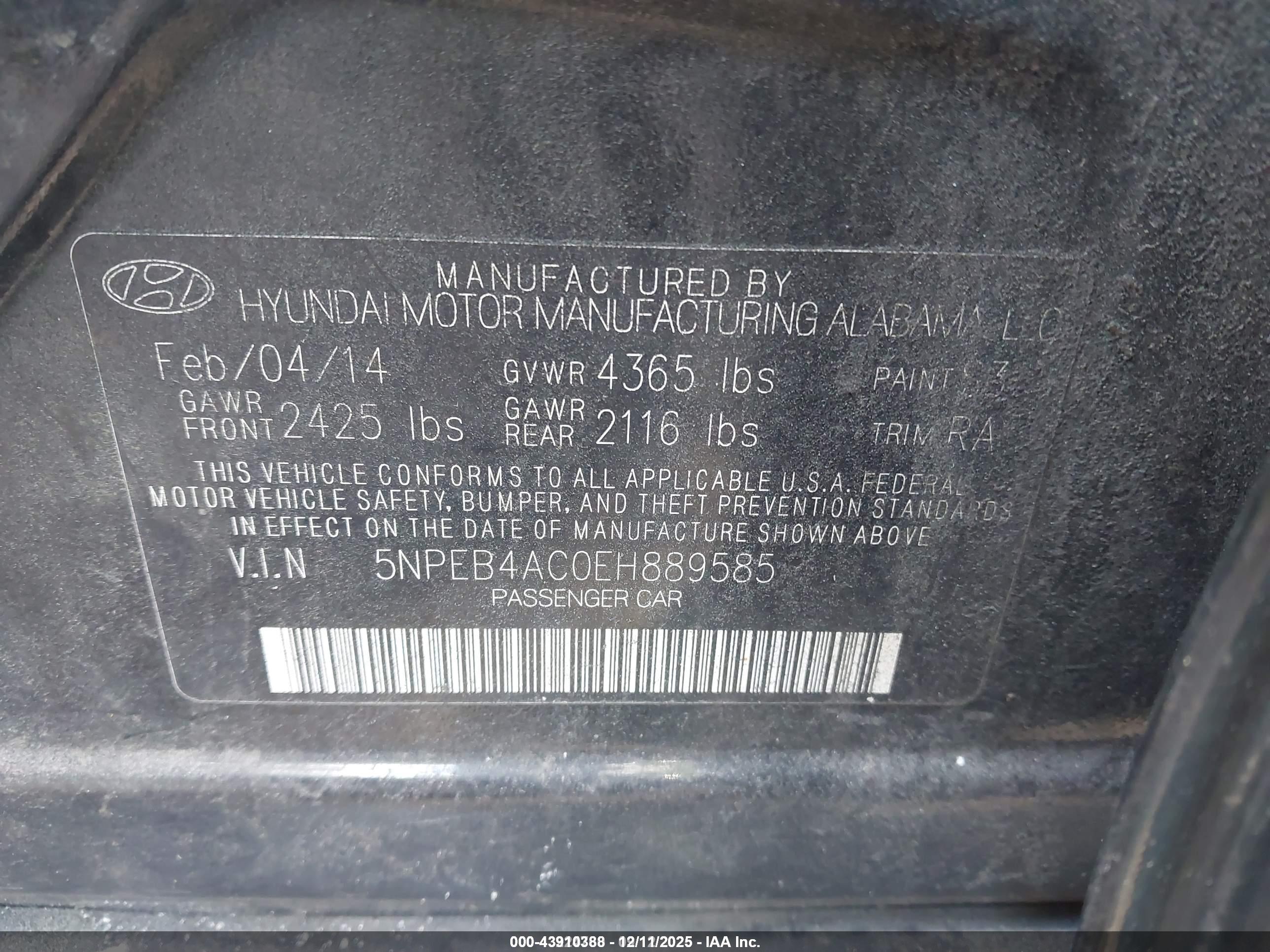 HYUNDAI SONATA image 9