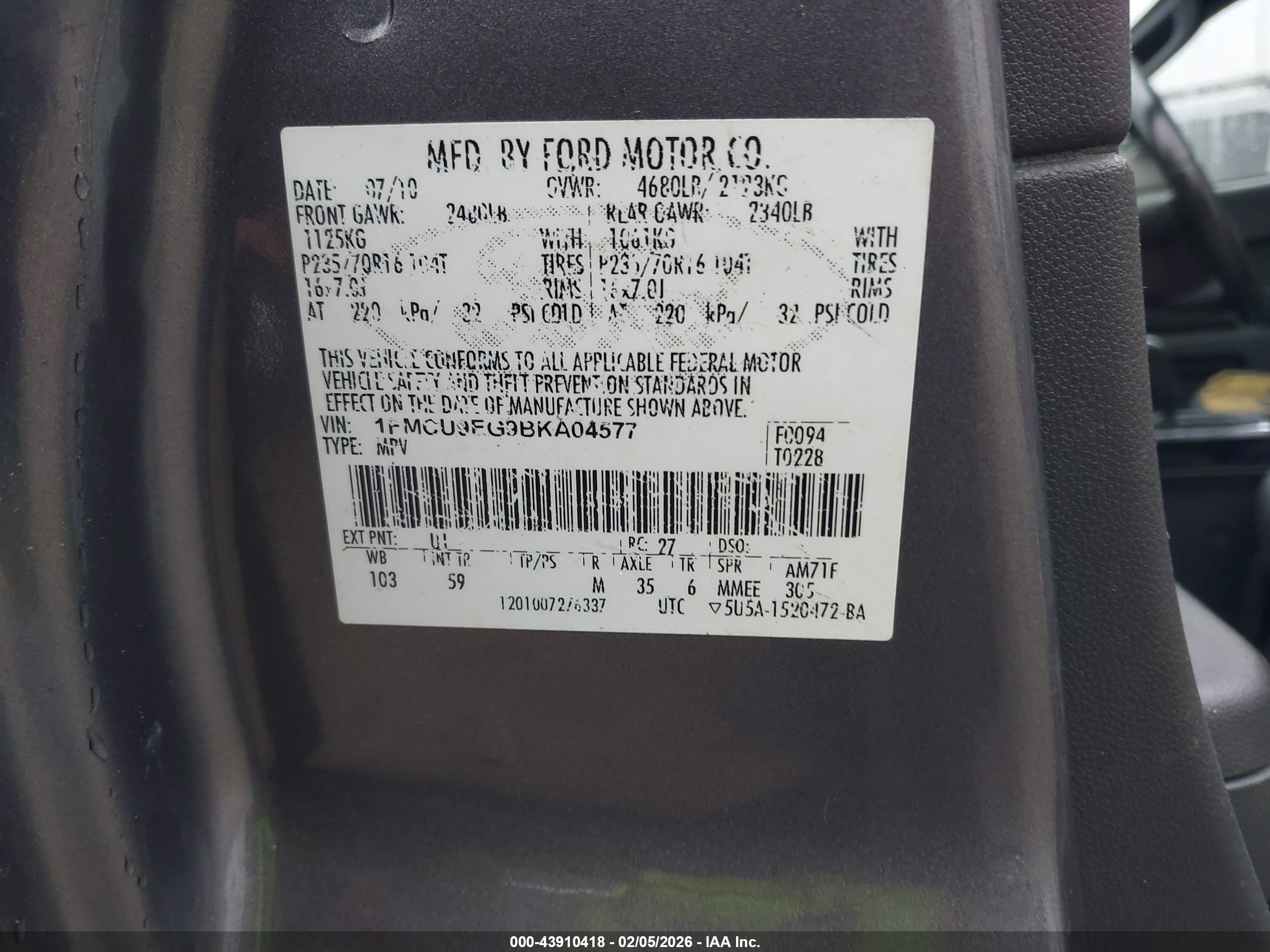 FORD ESCAPE image 9