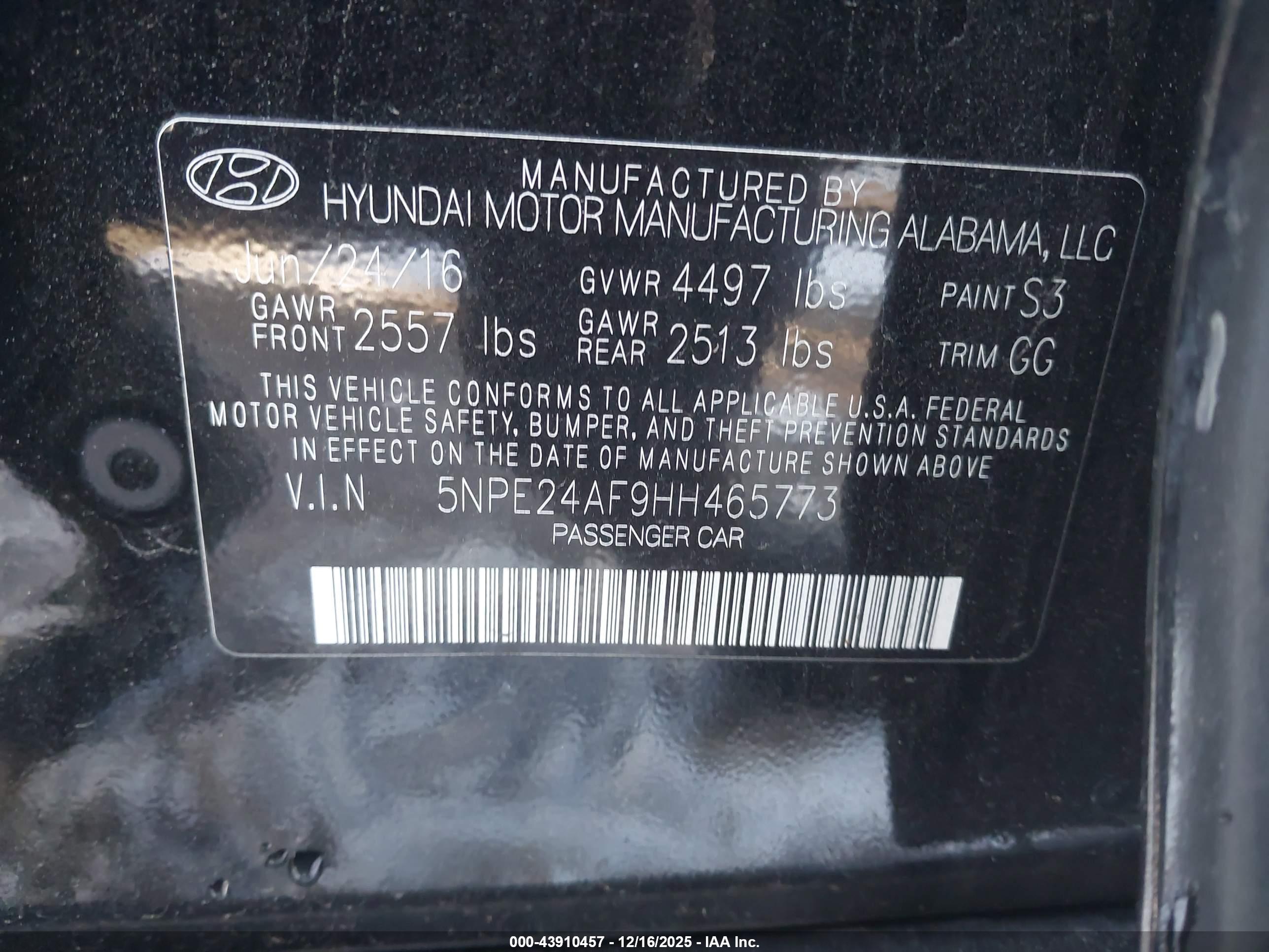 HYUNDAI SONATA image 9