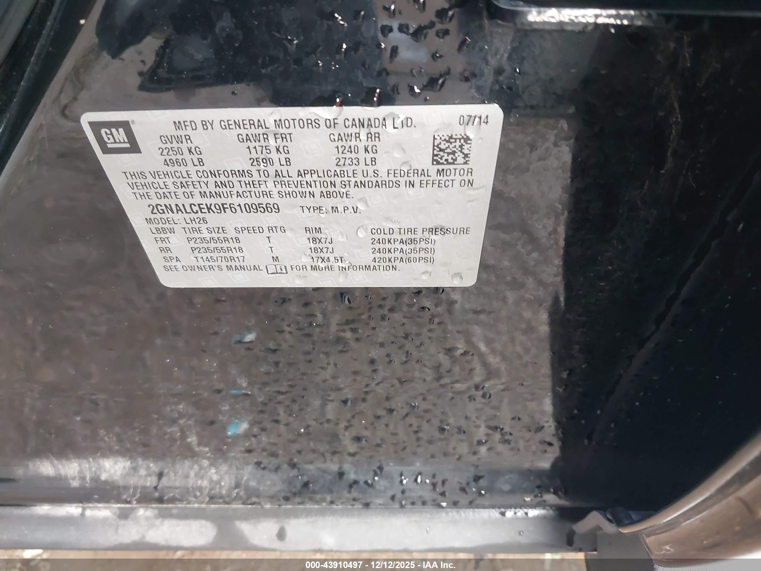 CHEVROLET EQUINOX image 9