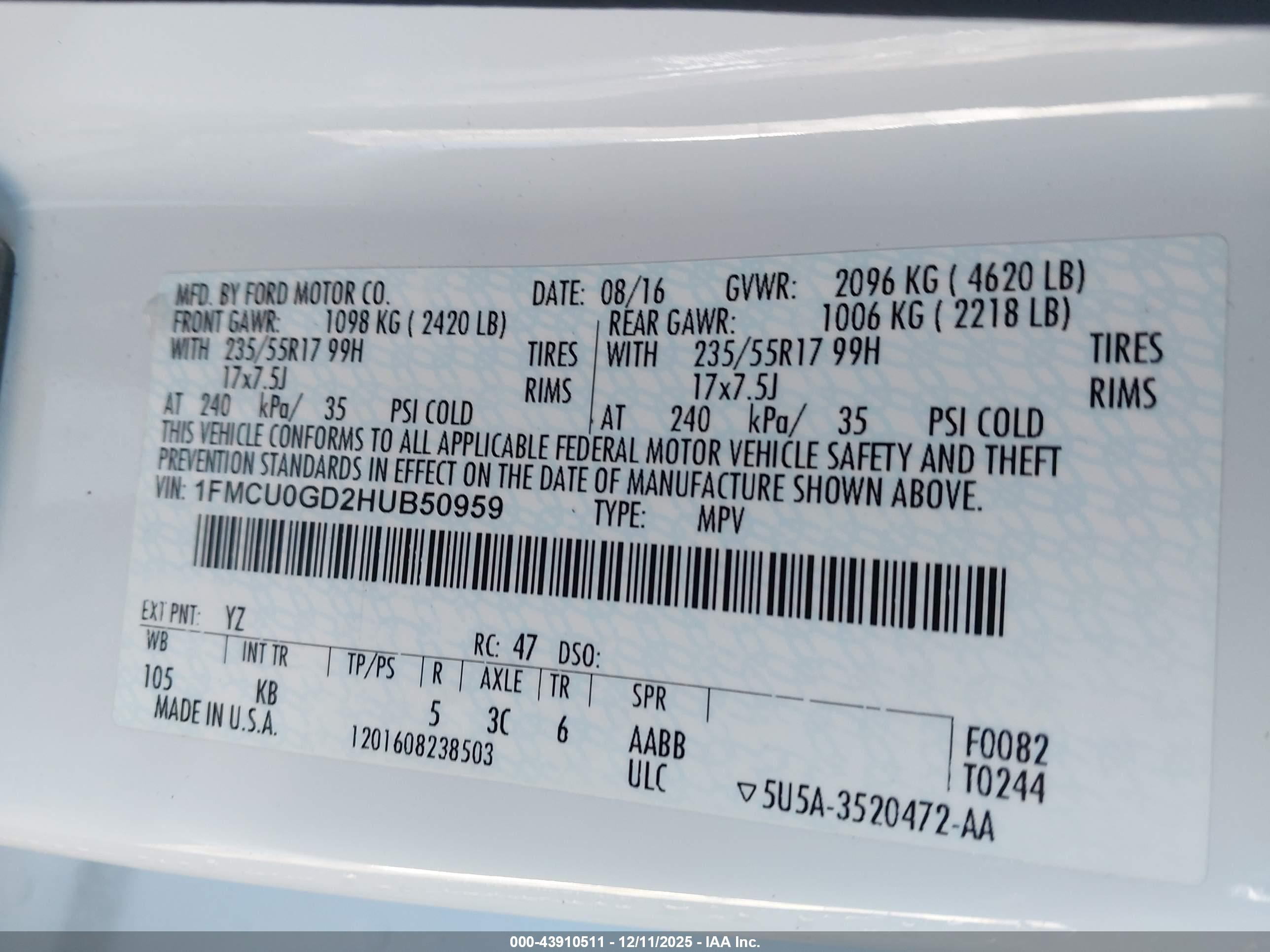 FORD ESCAPE image 9