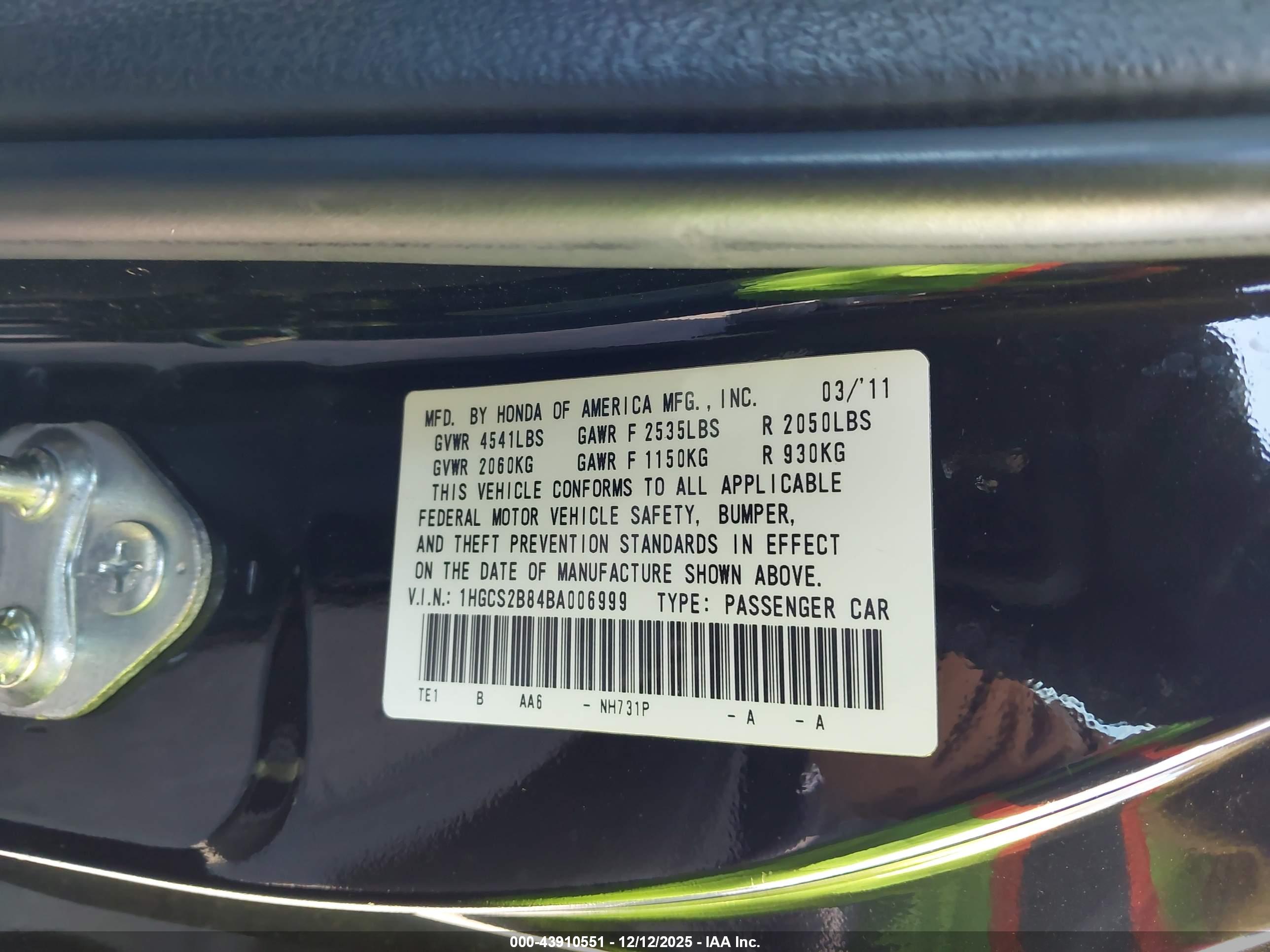 HONDA ACCORD image 9
