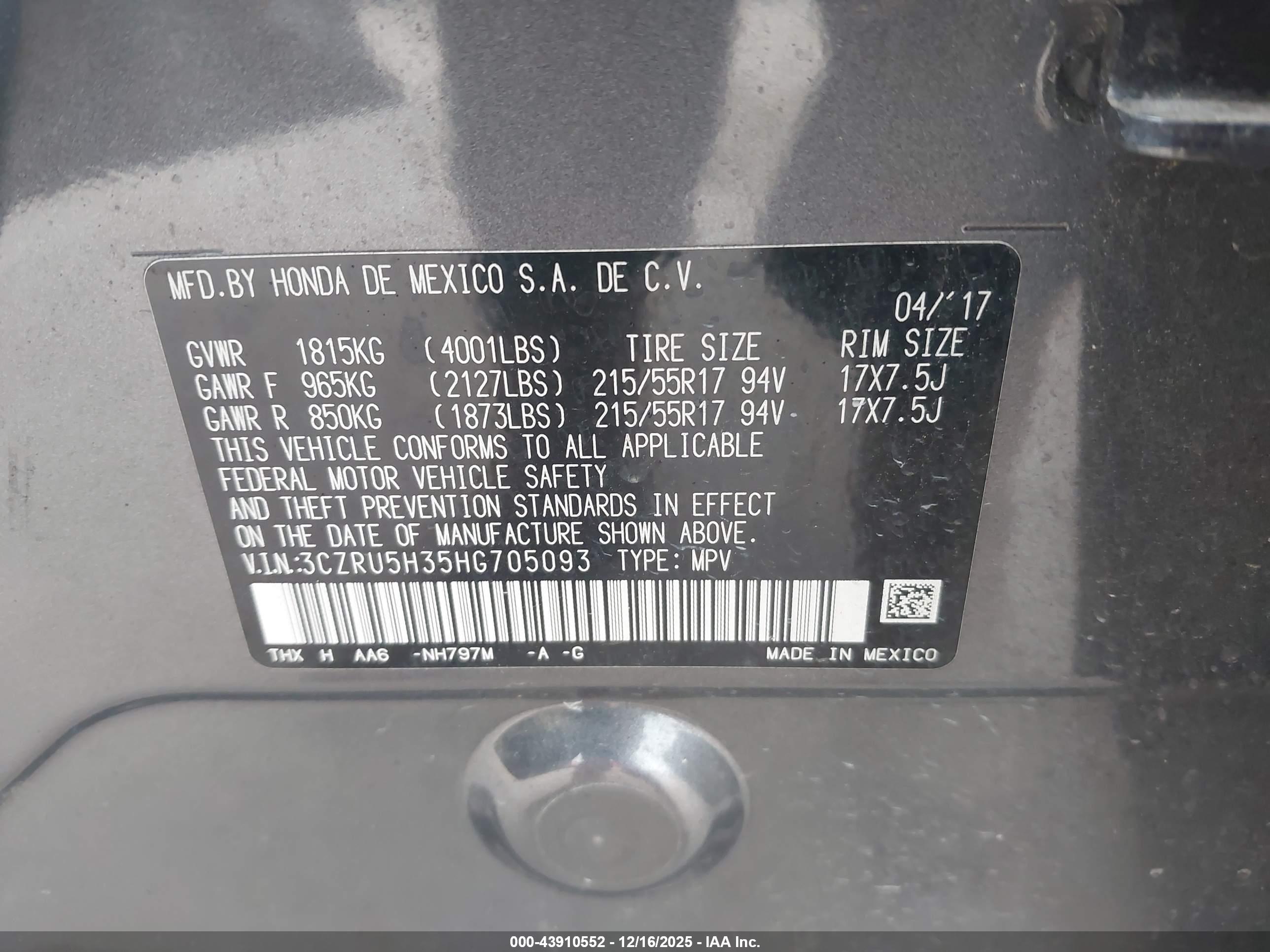 HONDA HR-V image 9