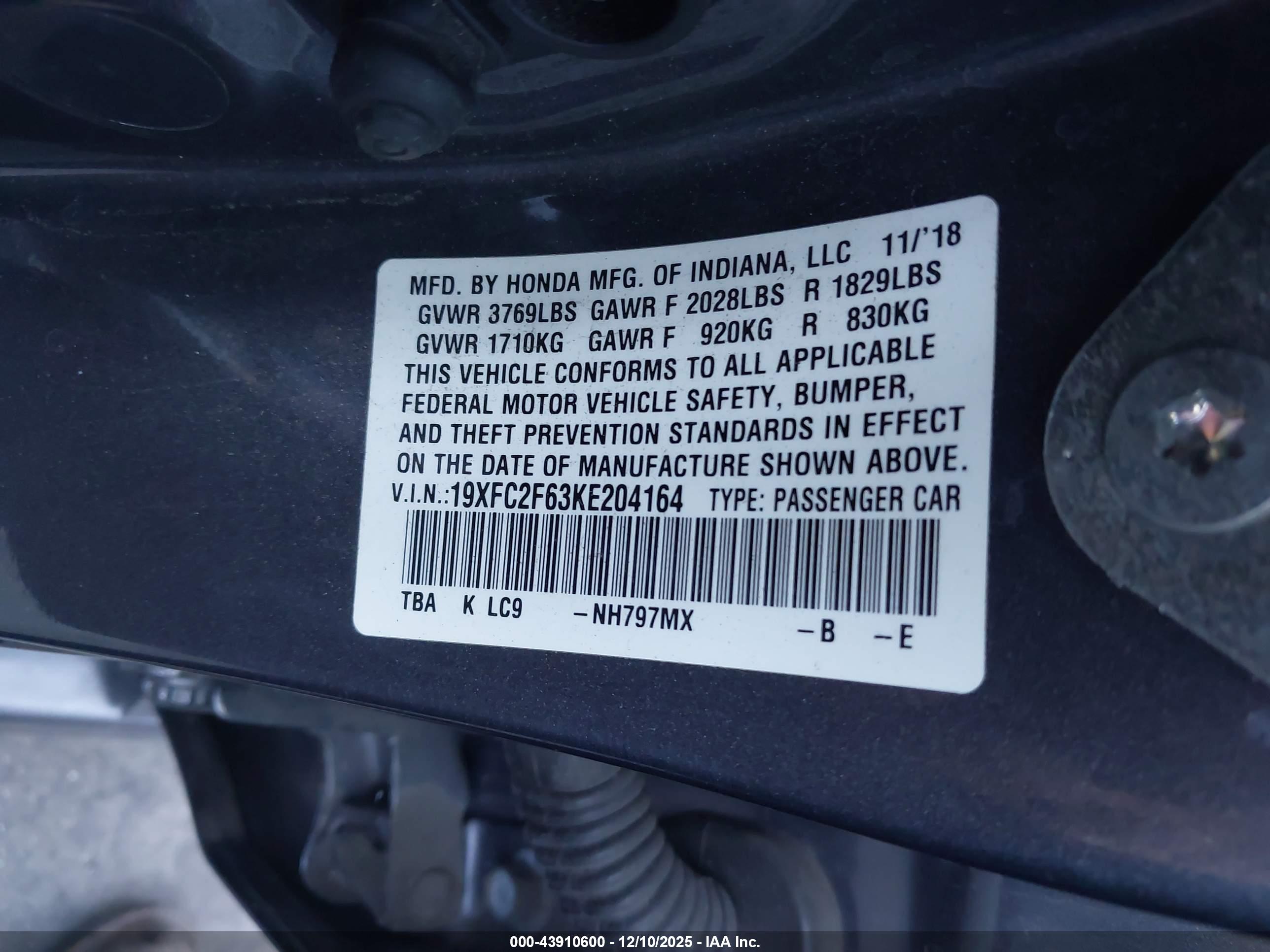 HONDA CIVIC image 9