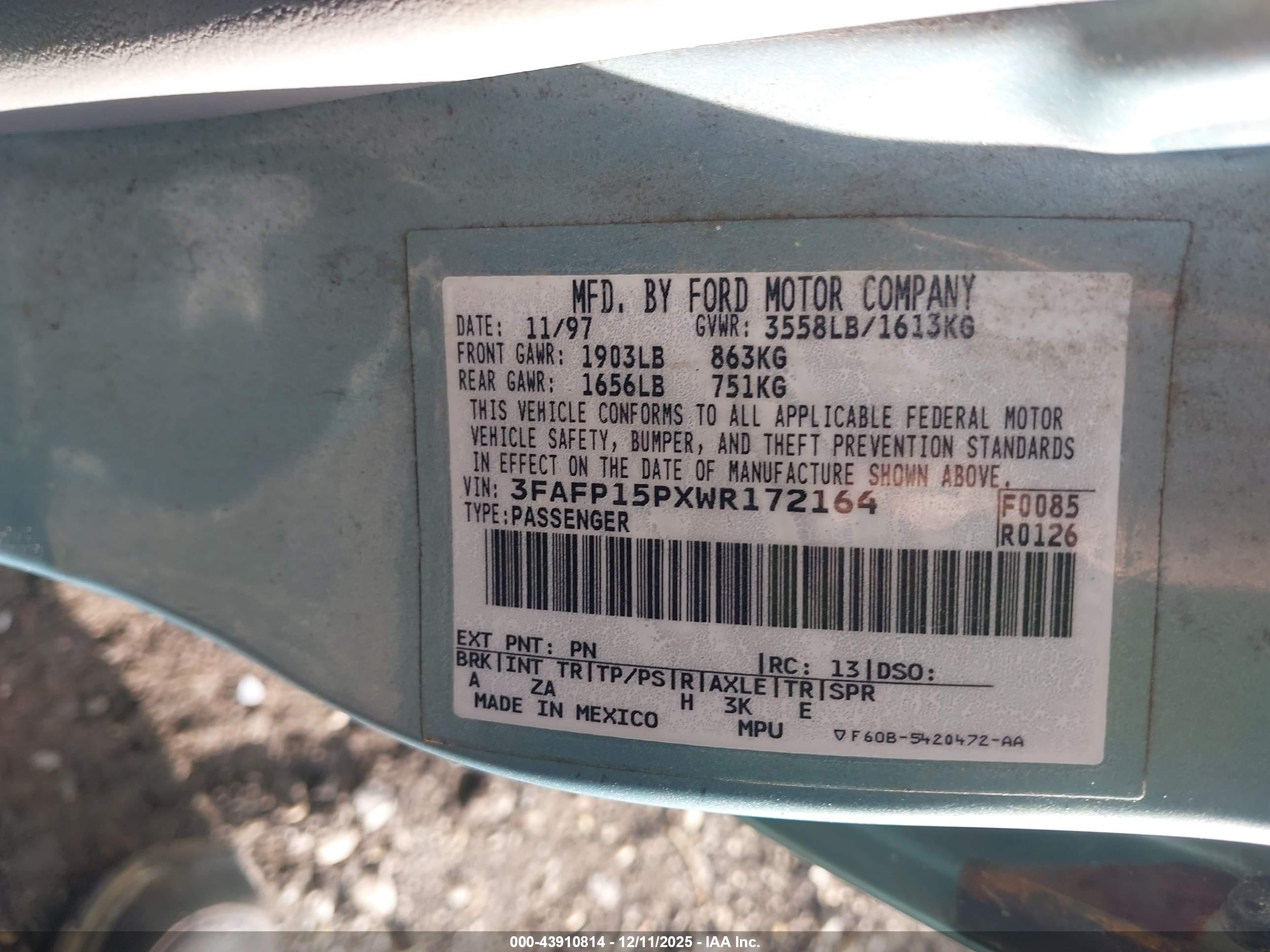 FORD ESCORT image 9