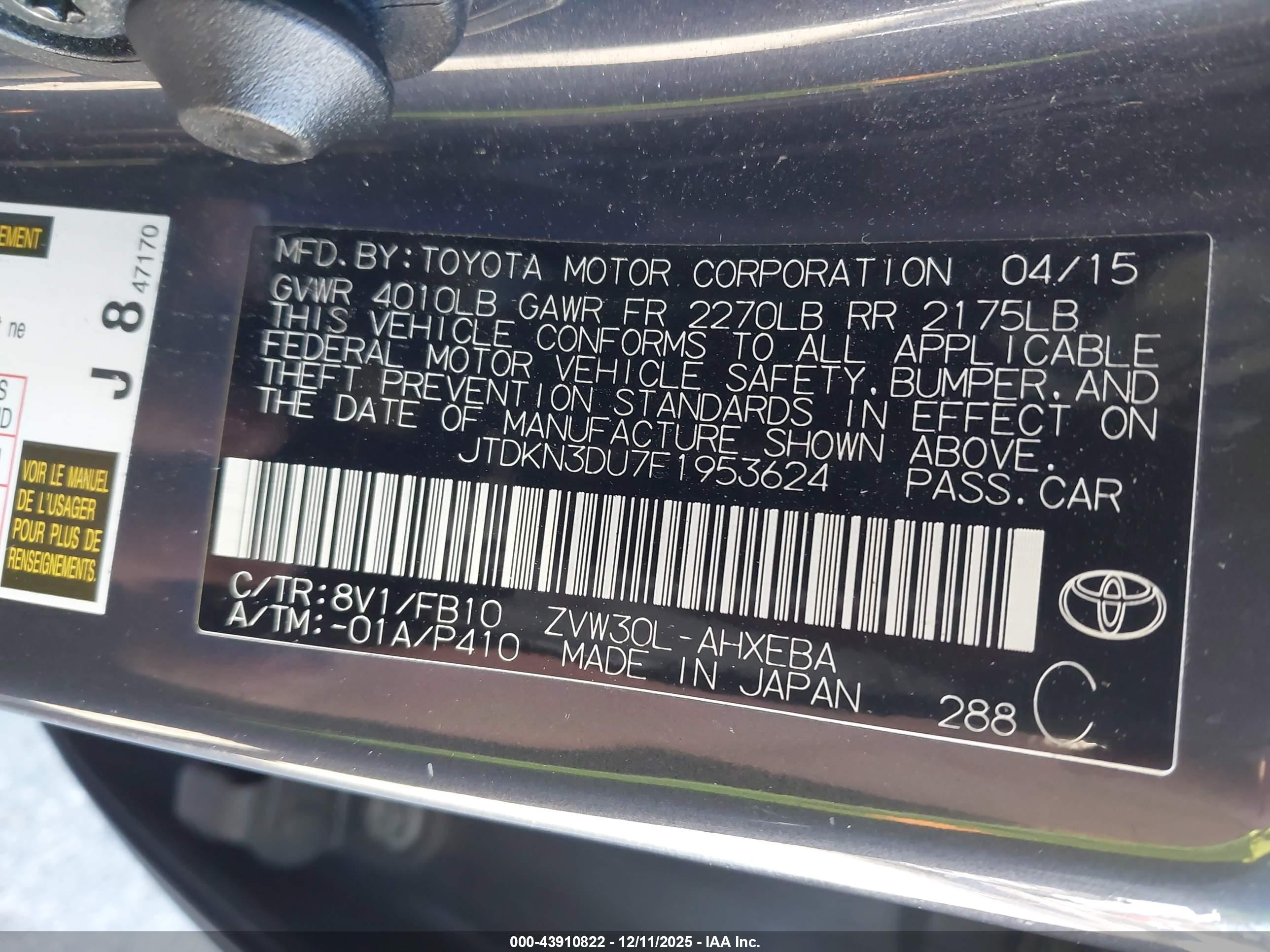 TOYOTA PRIUS image 9