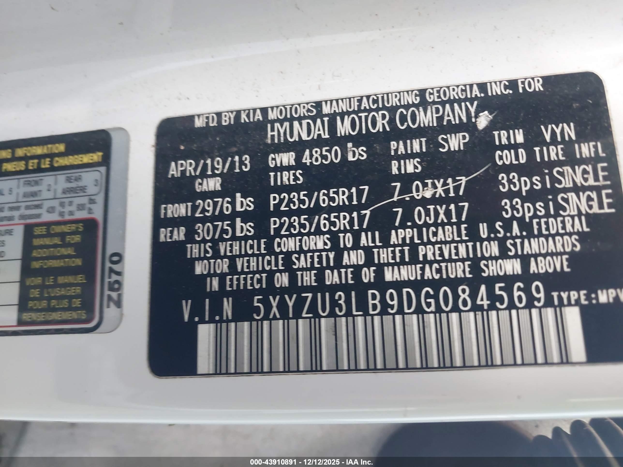 HYUNDAI SANTA image 9
