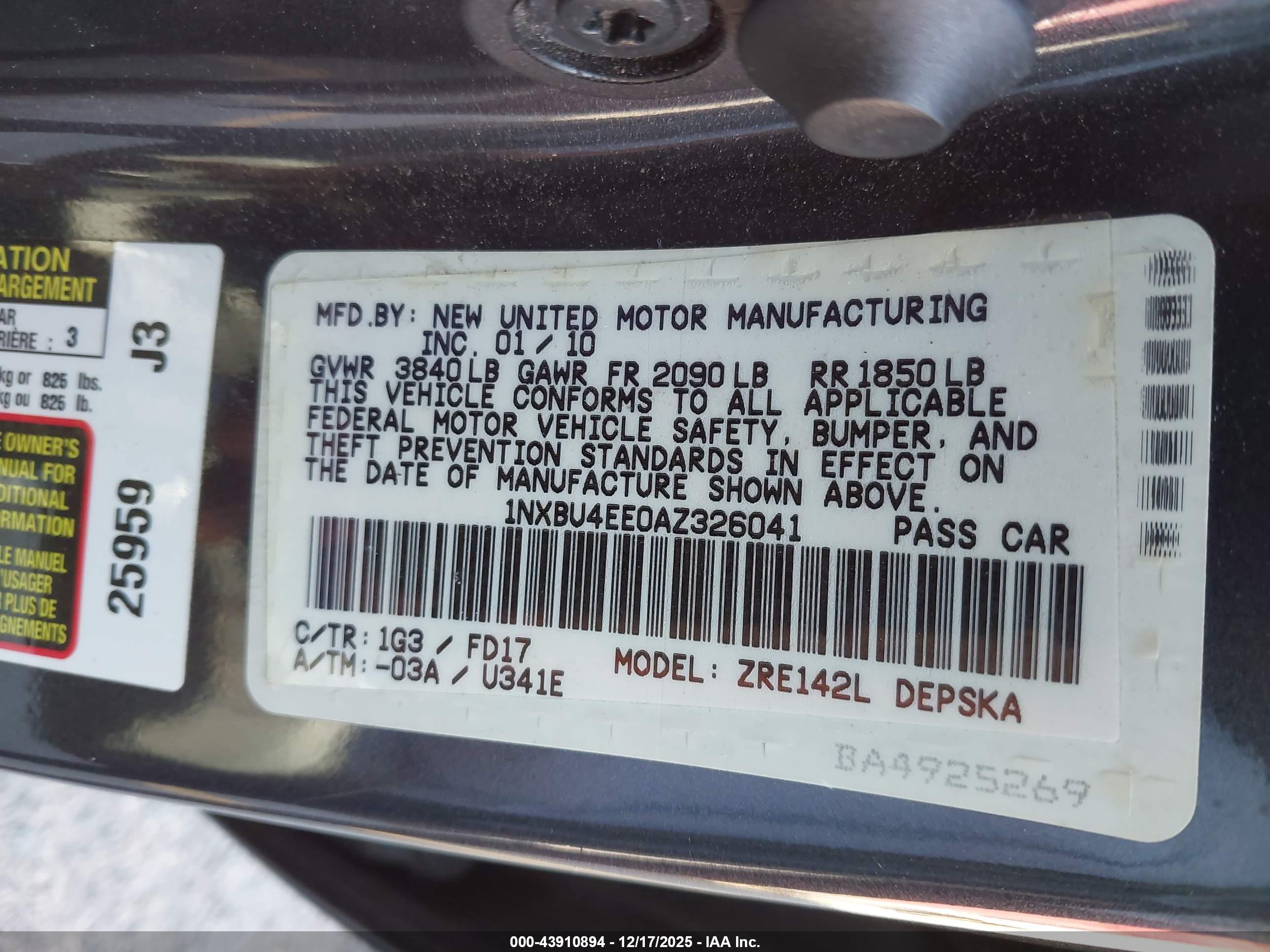 TOYOTA COROLLA image 9