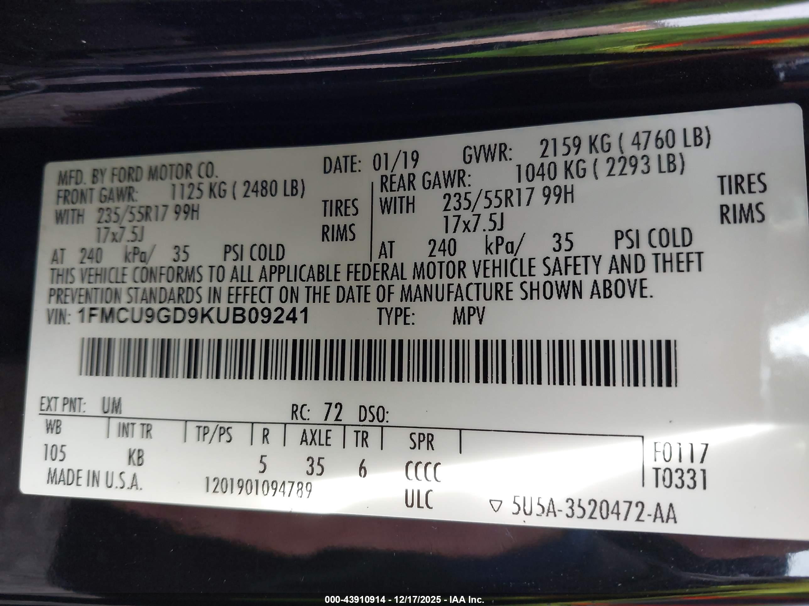 FORD ESCAPE image 9