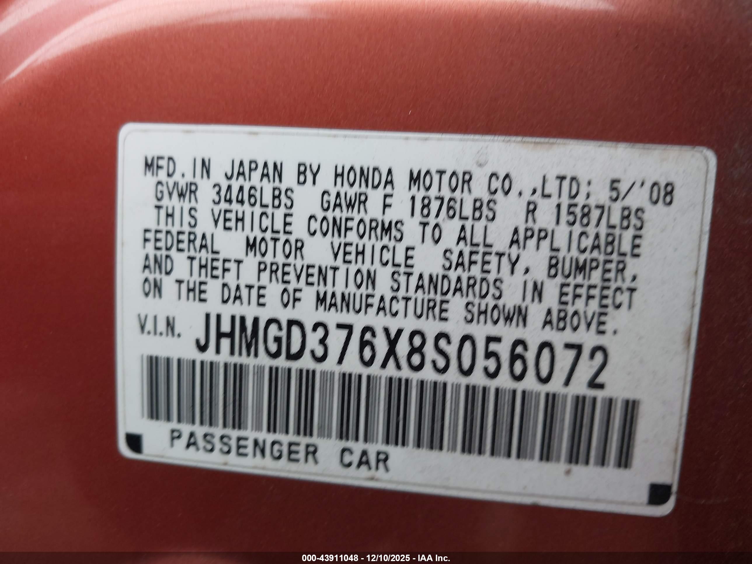 HONDA FIT image 9