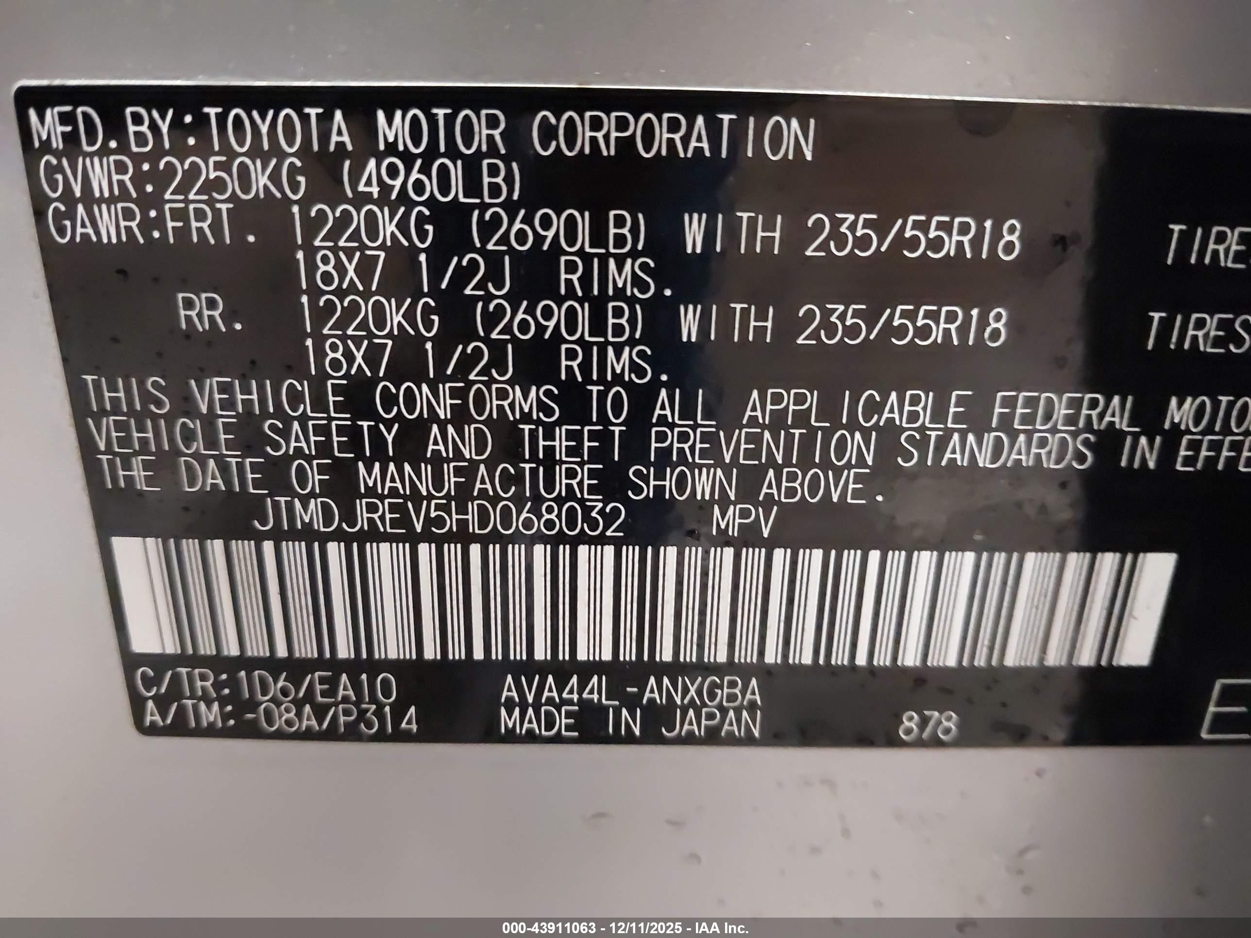TOYOTA RAV4 image 9