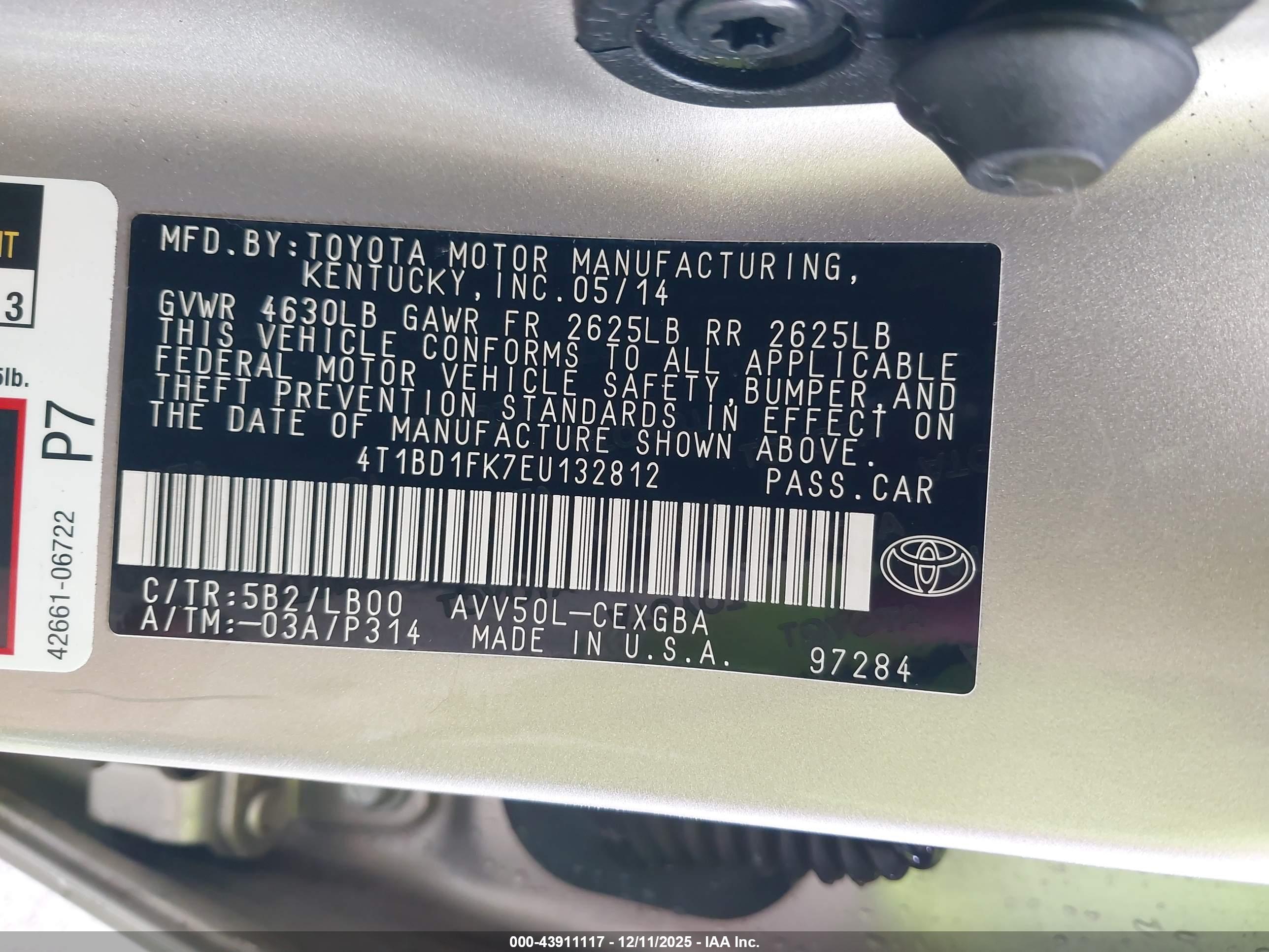 TOYOTA CAMRY image 9