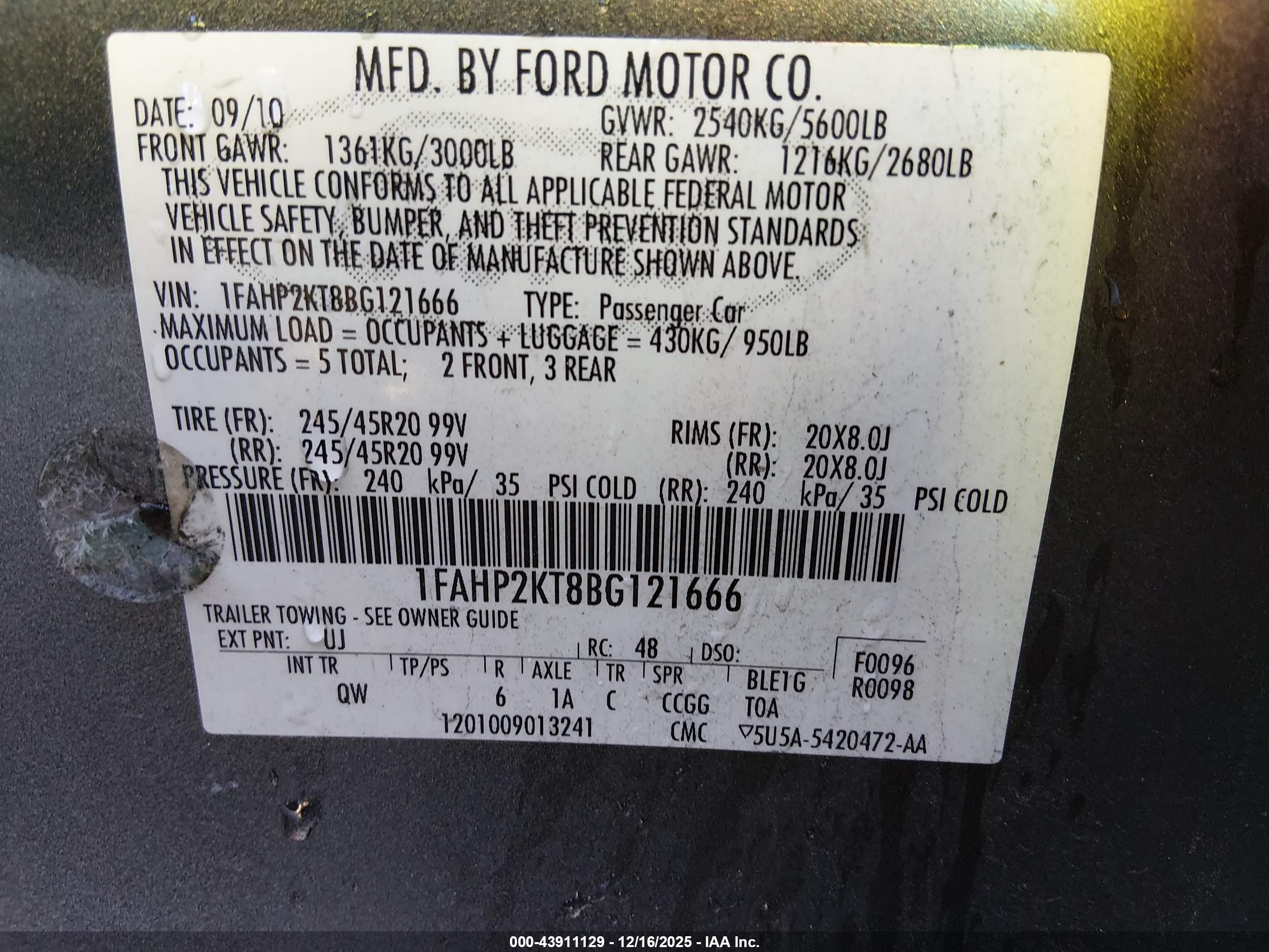 FORD TAURUS image 9