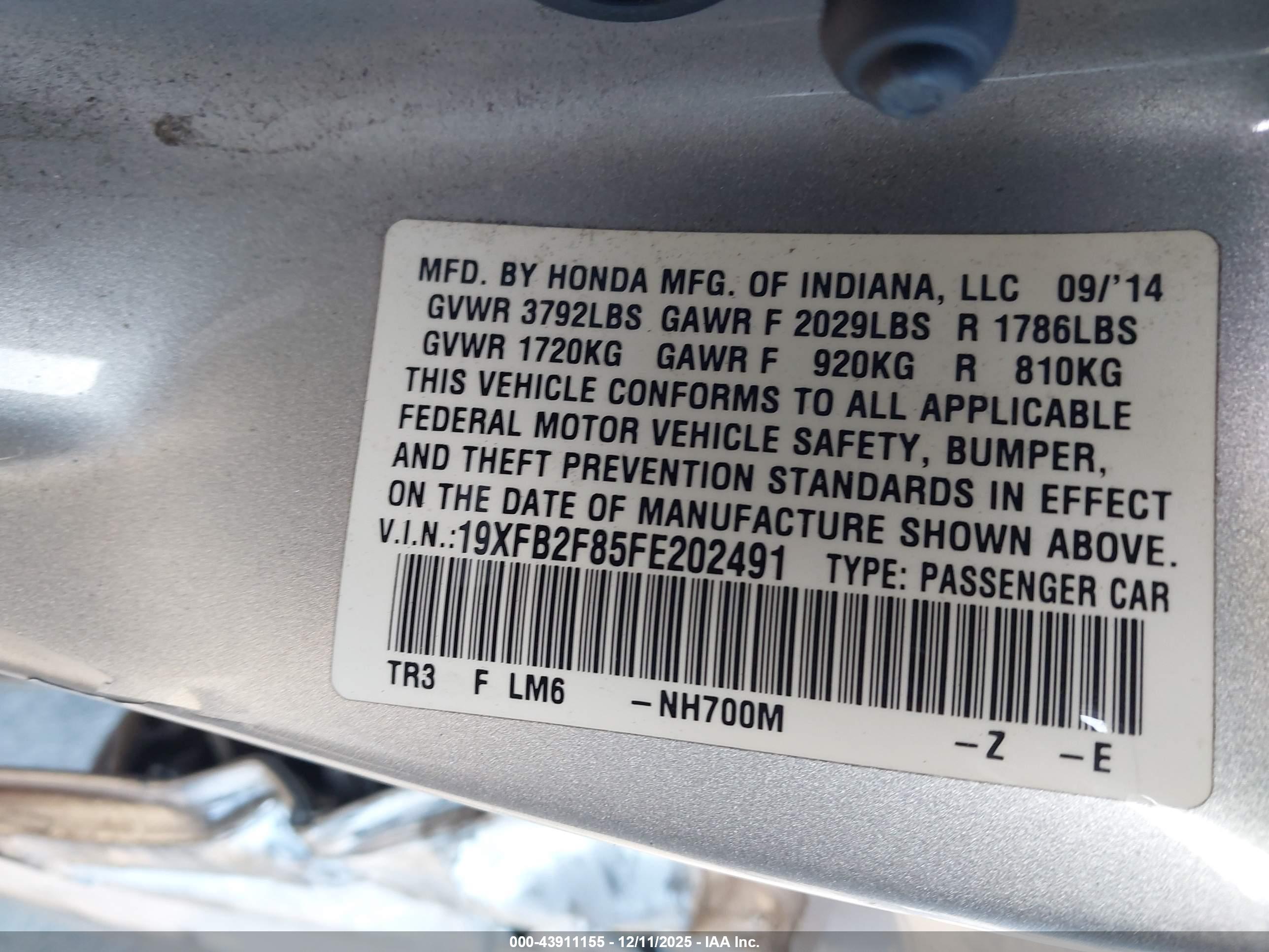 HONDA CIVIC image 9