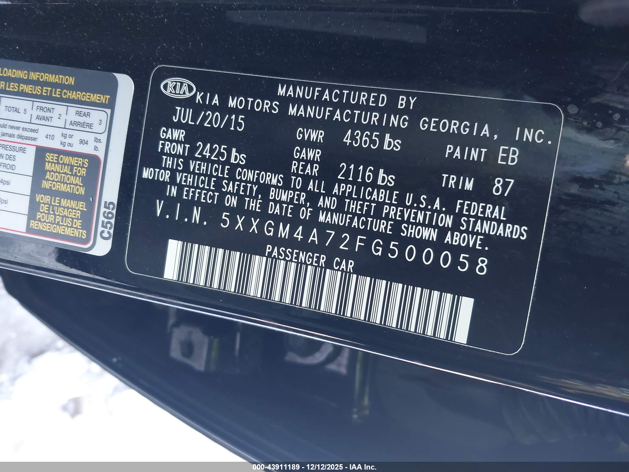KIA OPTIMA image 9