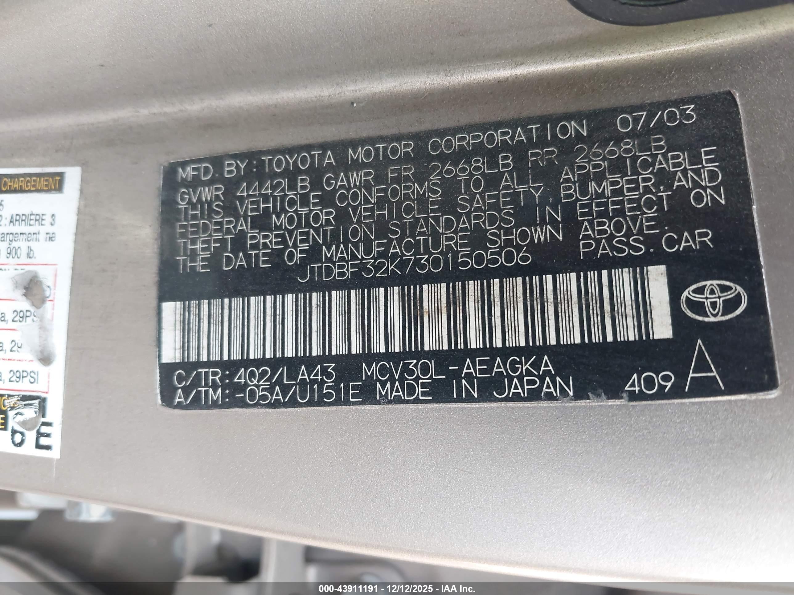 TOYOTA CAMRY image 9