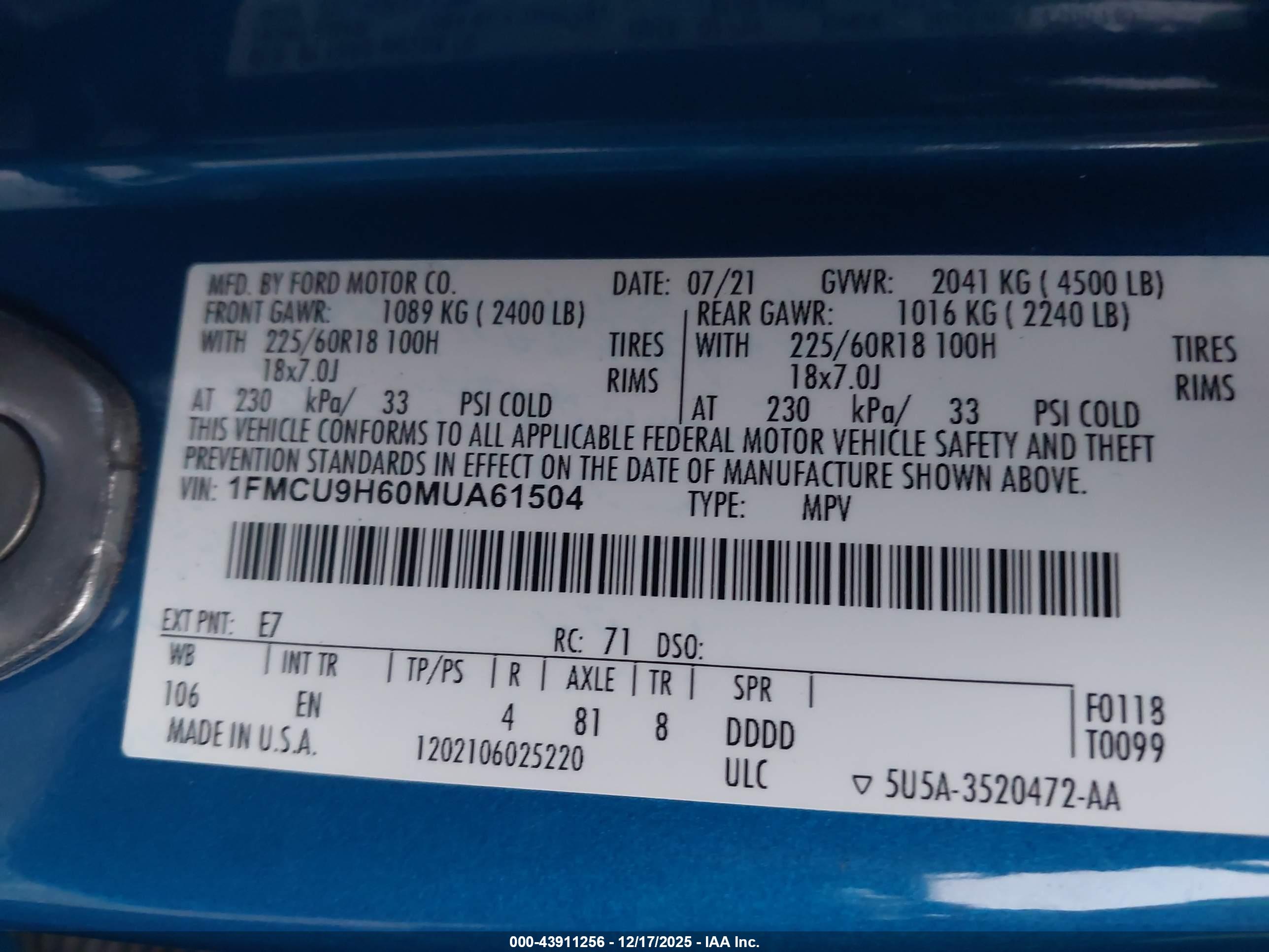 FORD ESCAPE image 9