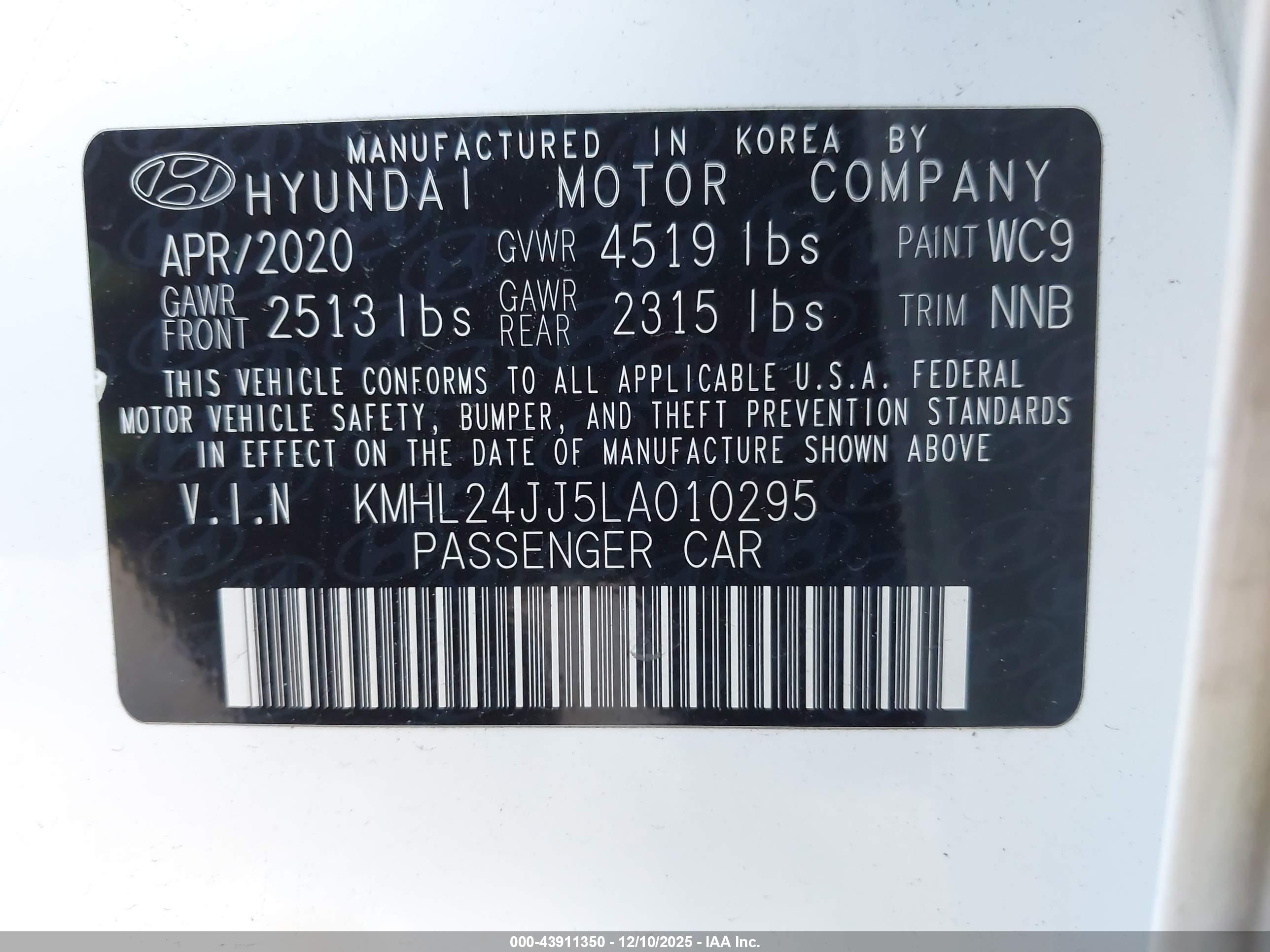 HYUNDAI SONATA image 9