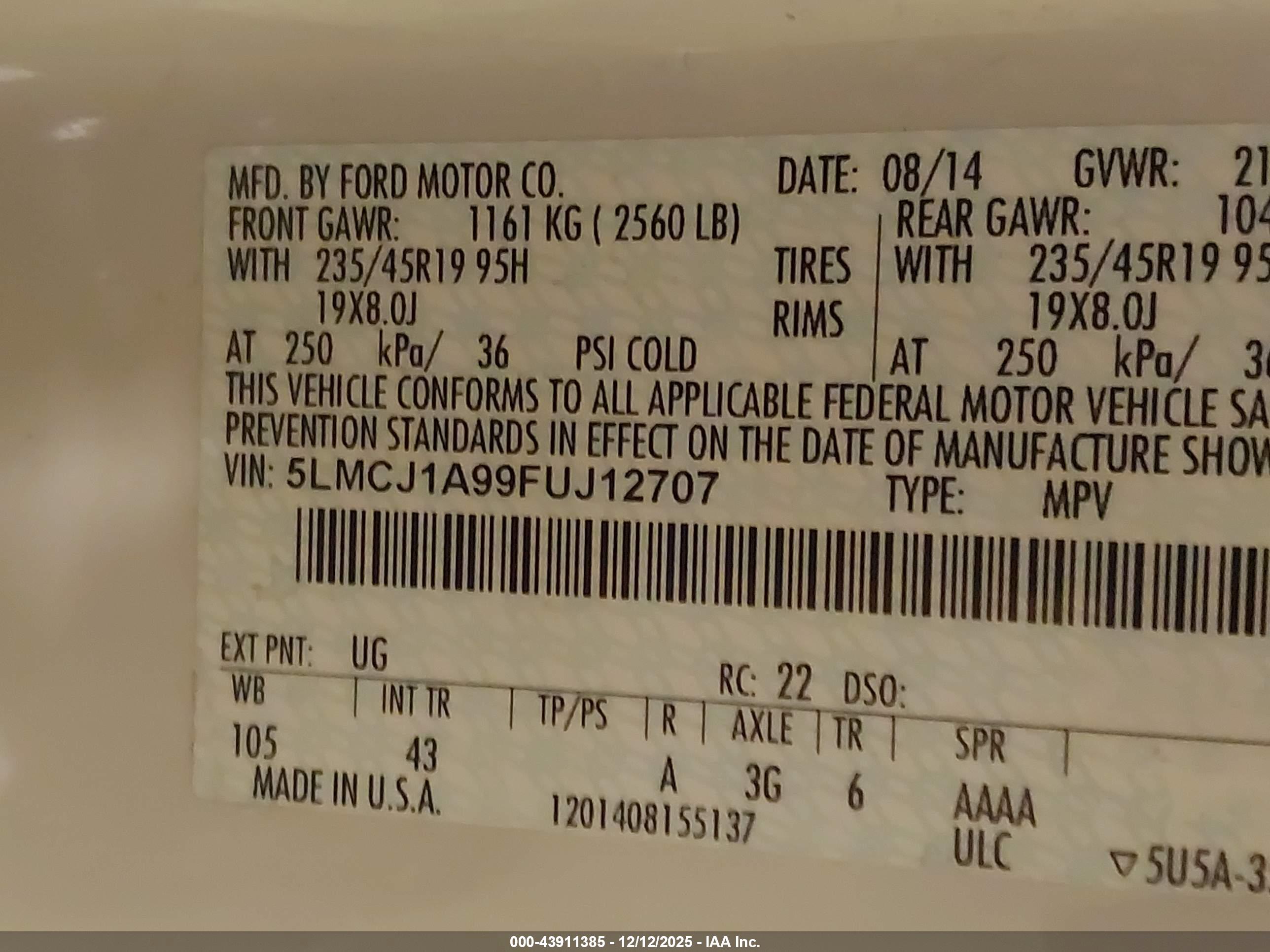 LINCOLN MKC image 9