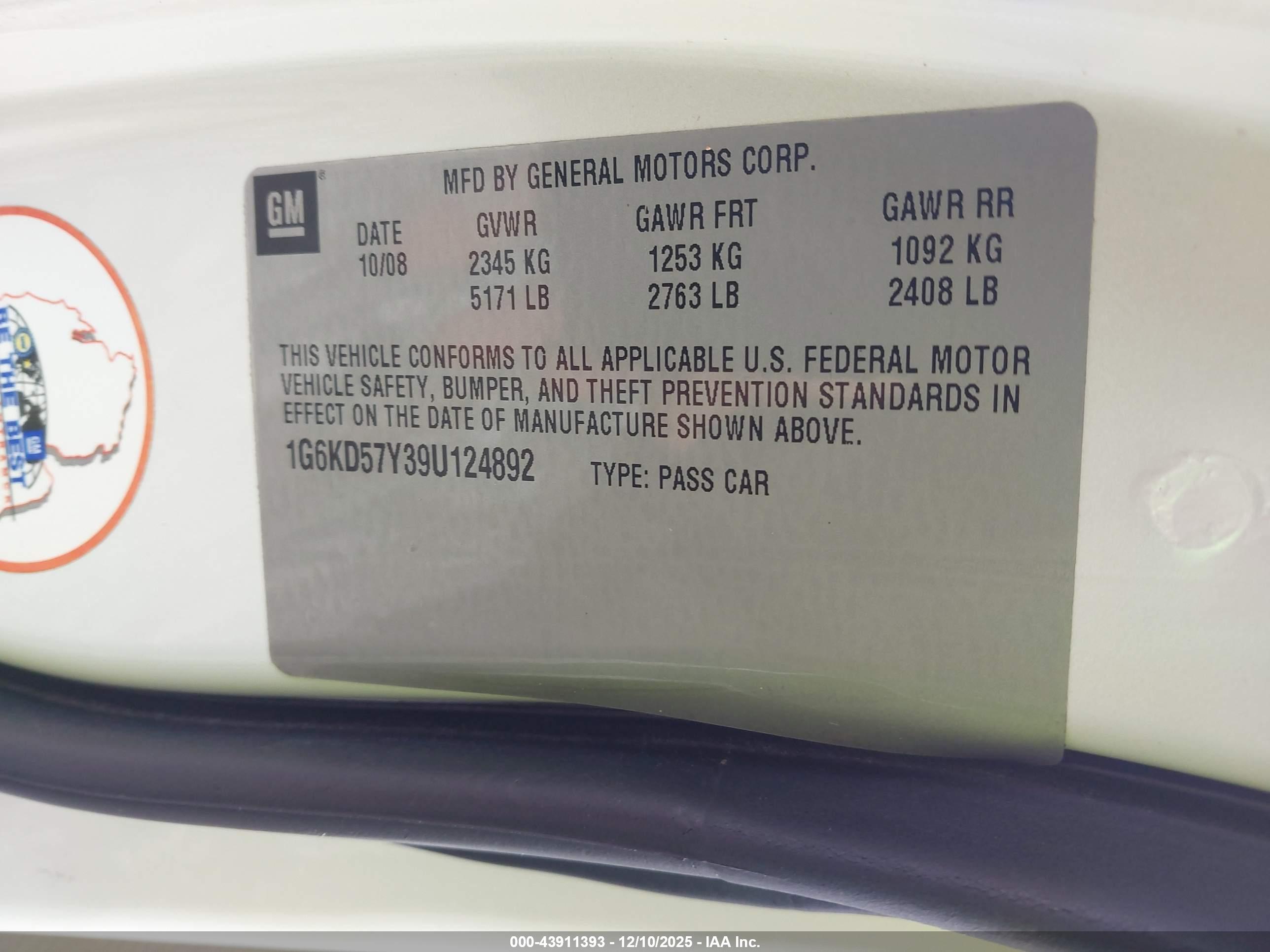 CADILLAC DTS image 9