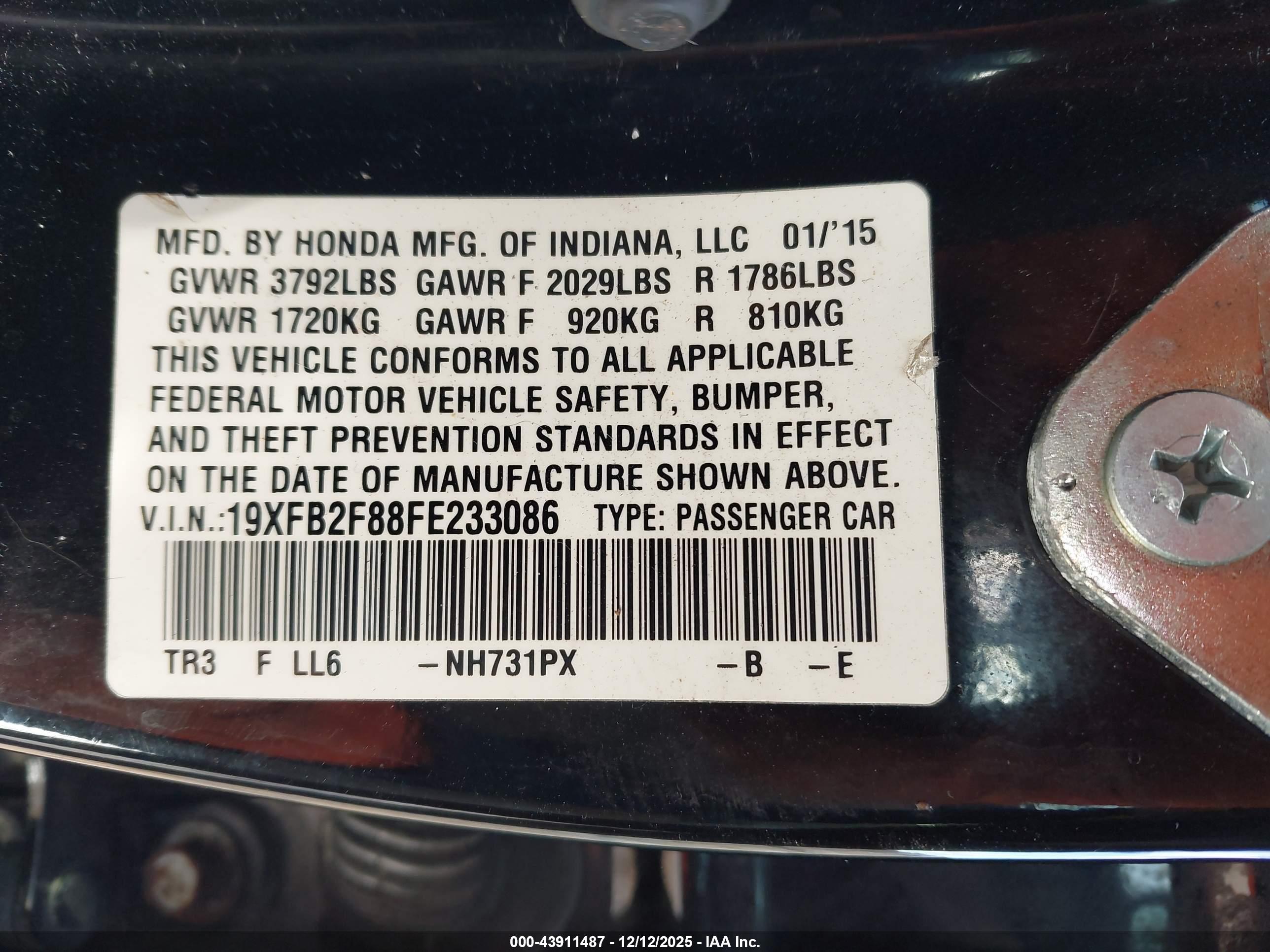HONDA CIVIC image 9