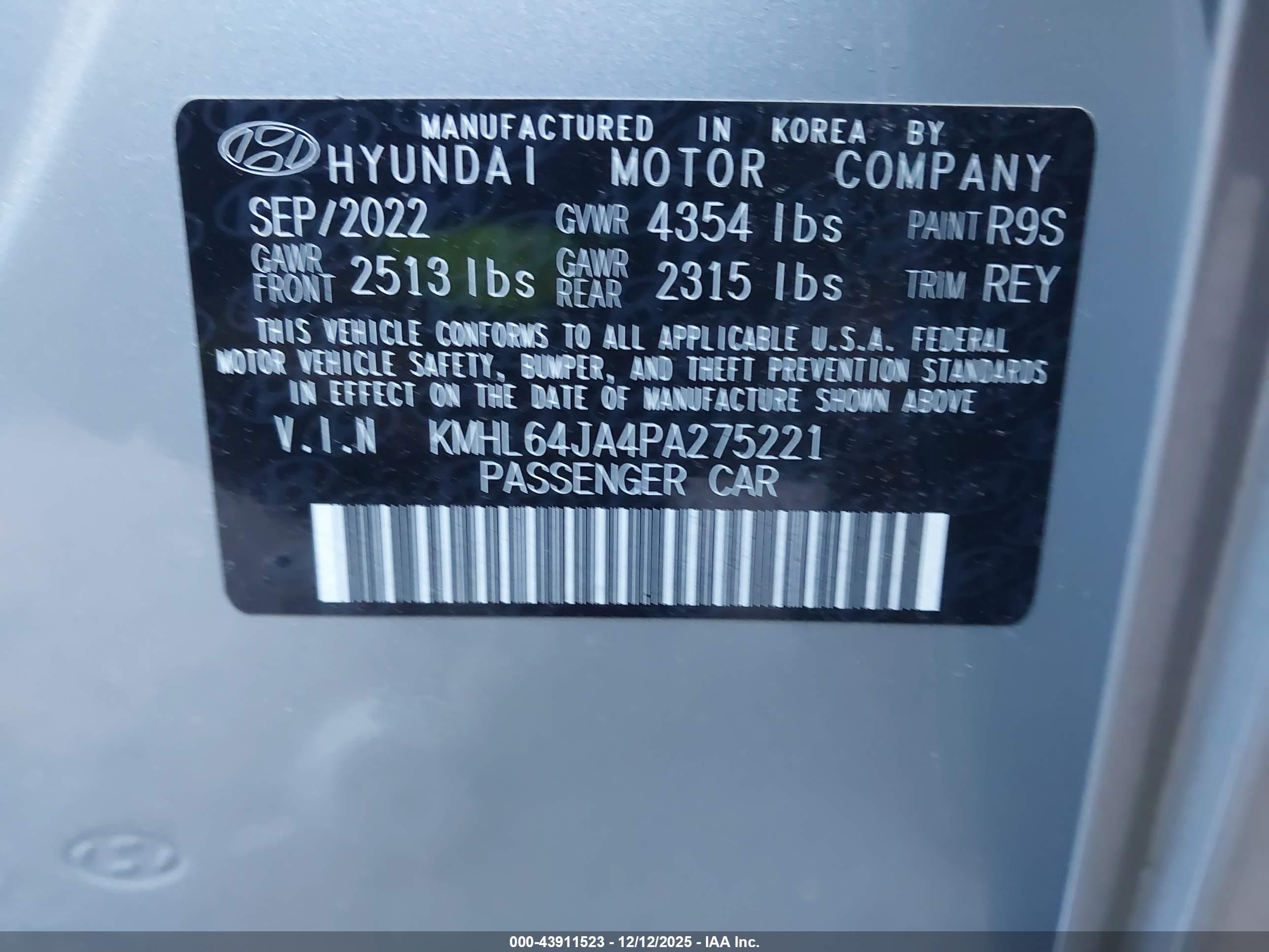 HYUNDAI SONATA image 9