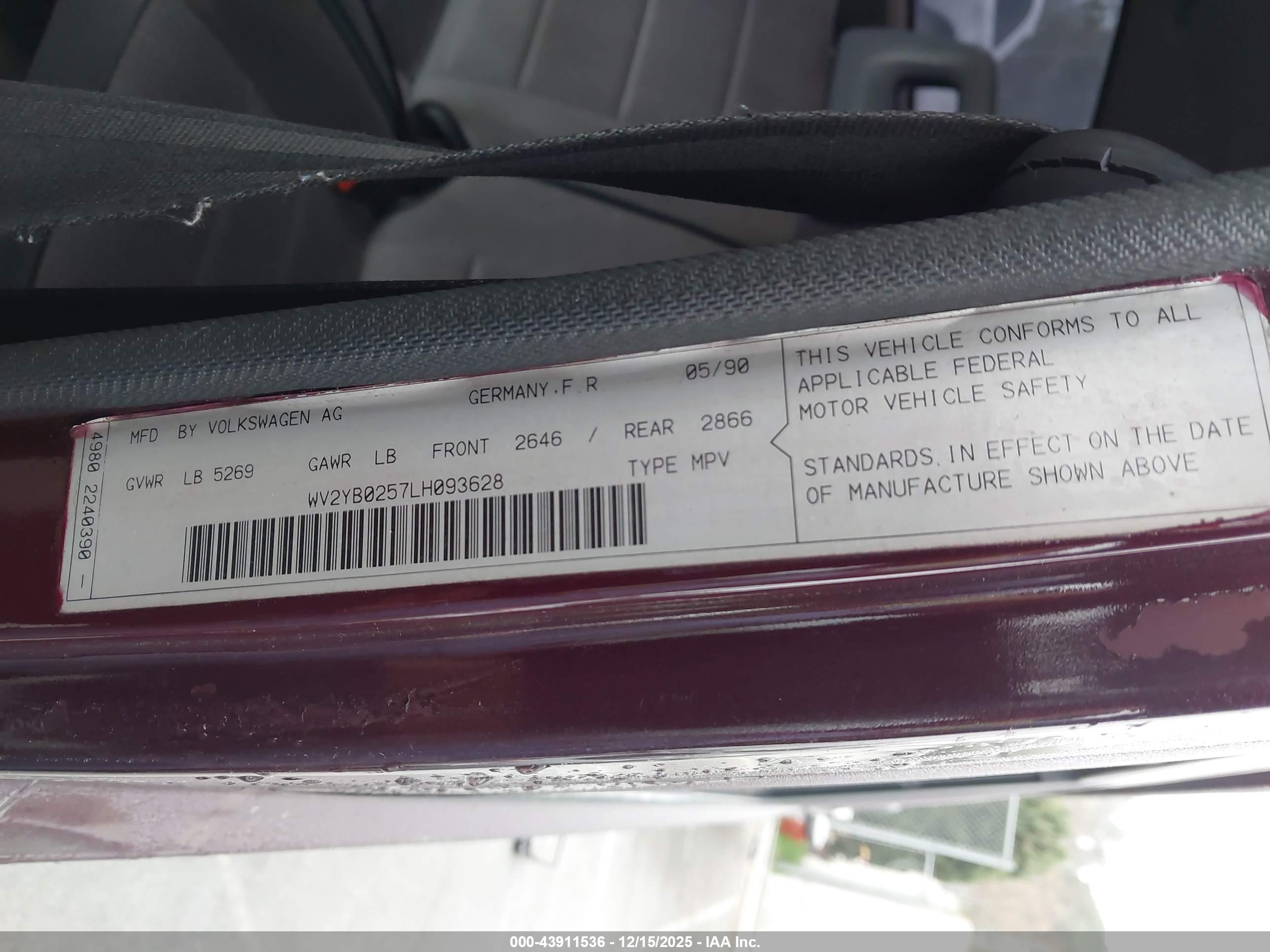 VOLKSWAGEN VANAGON image 9