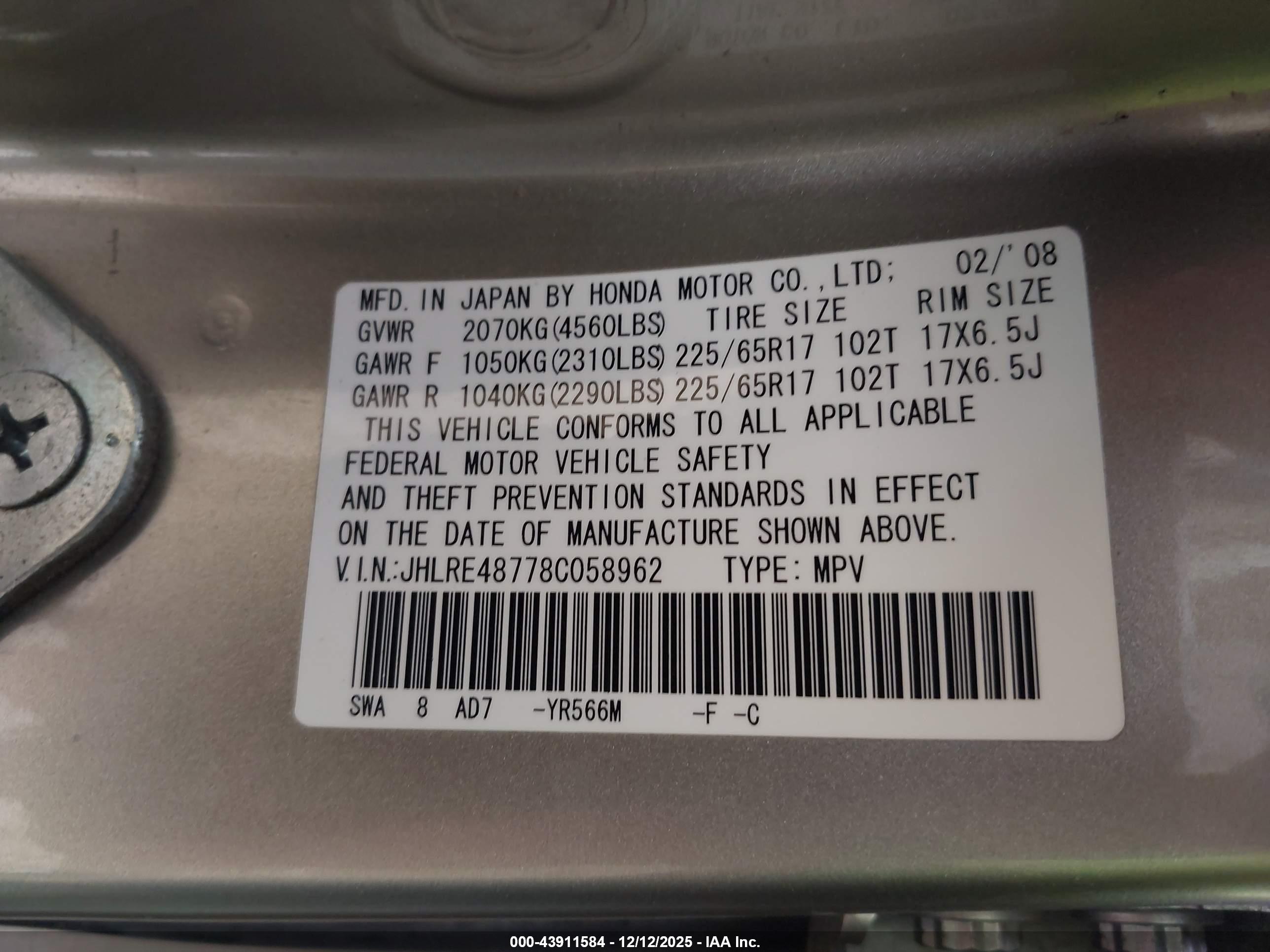 HONDA CR-V image 9