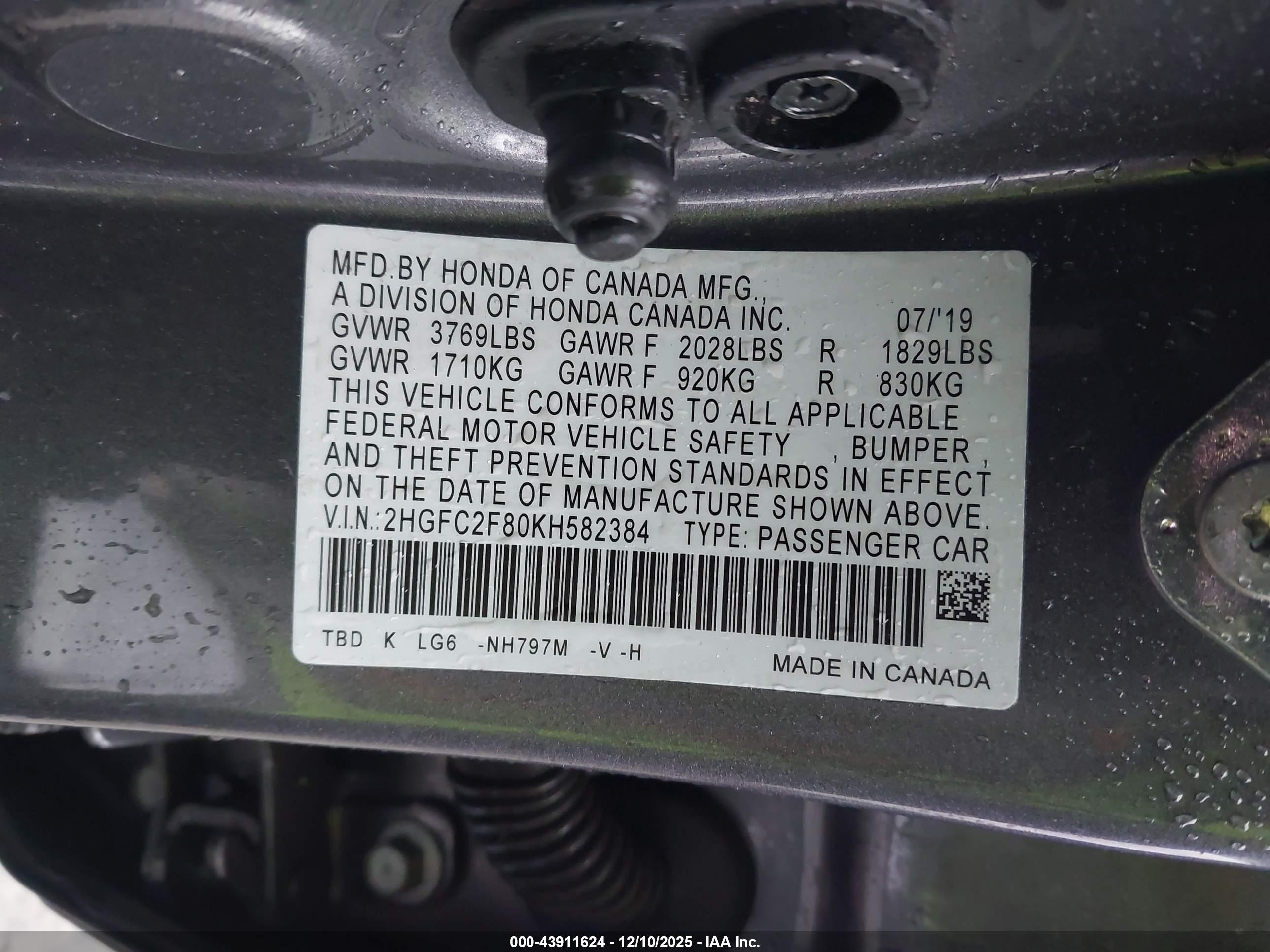 HONDA CIVIC image 9