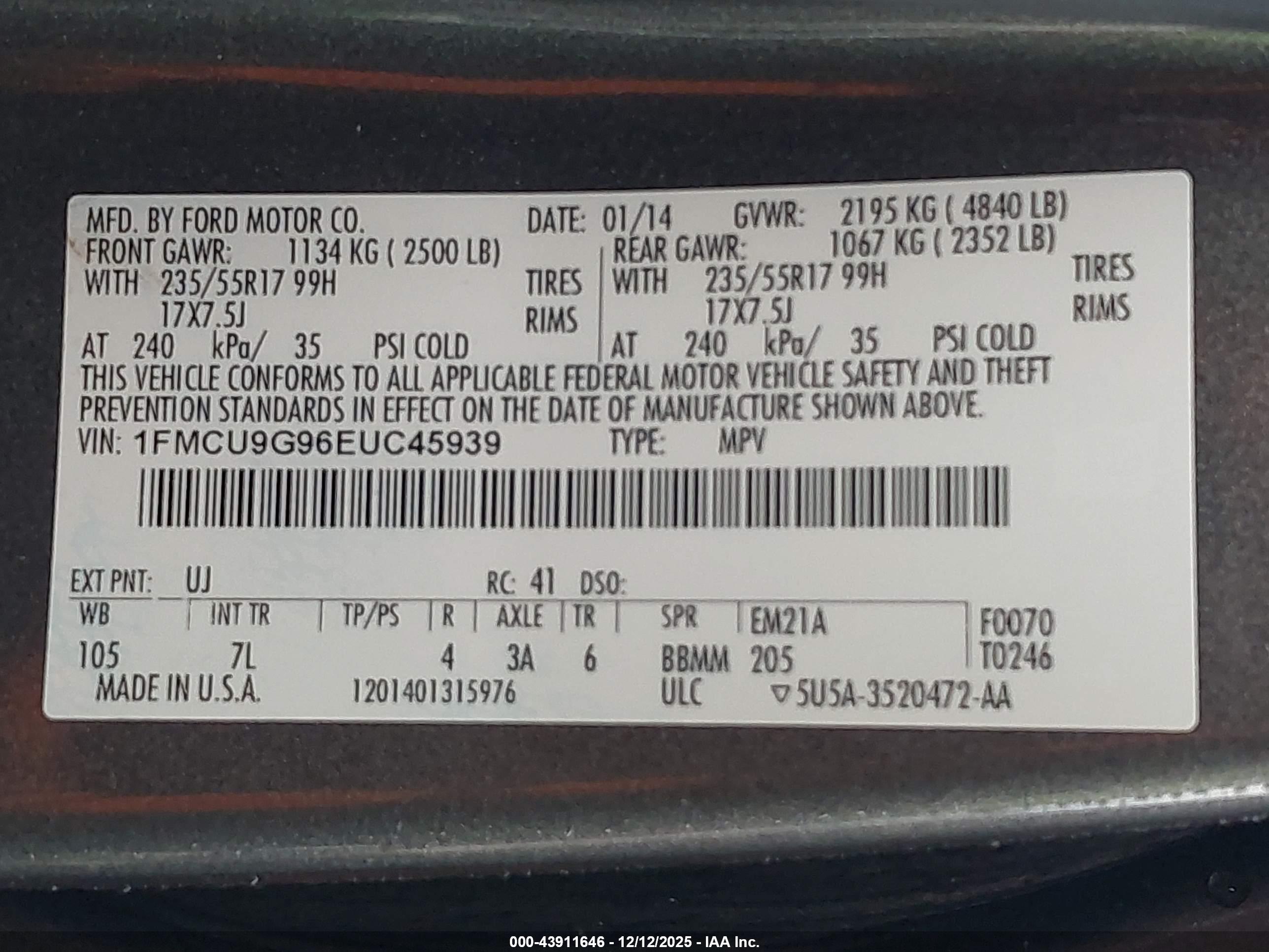 FORD ESCAPE image 9
