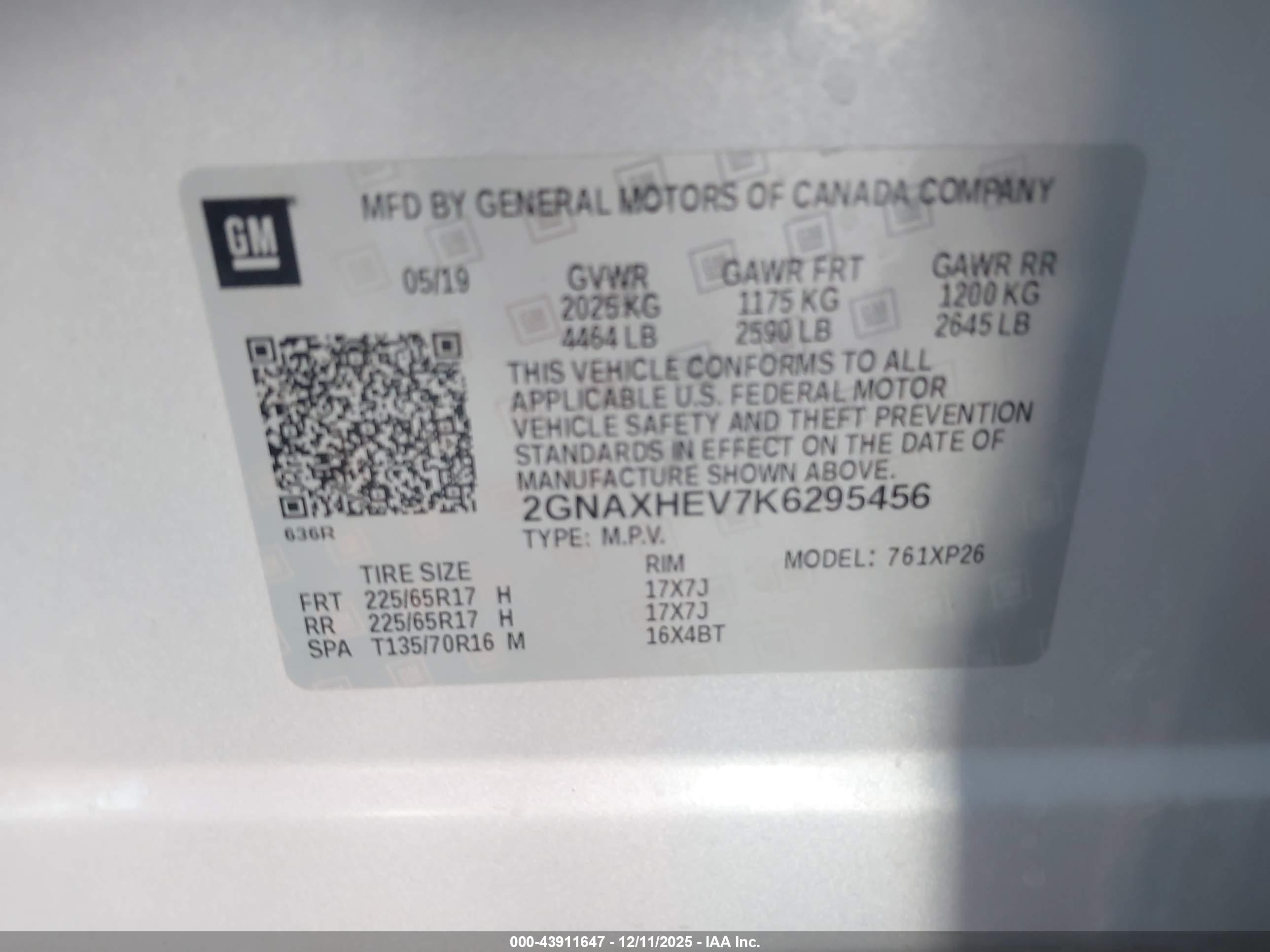 CHEVROLET EQUINOX image 9