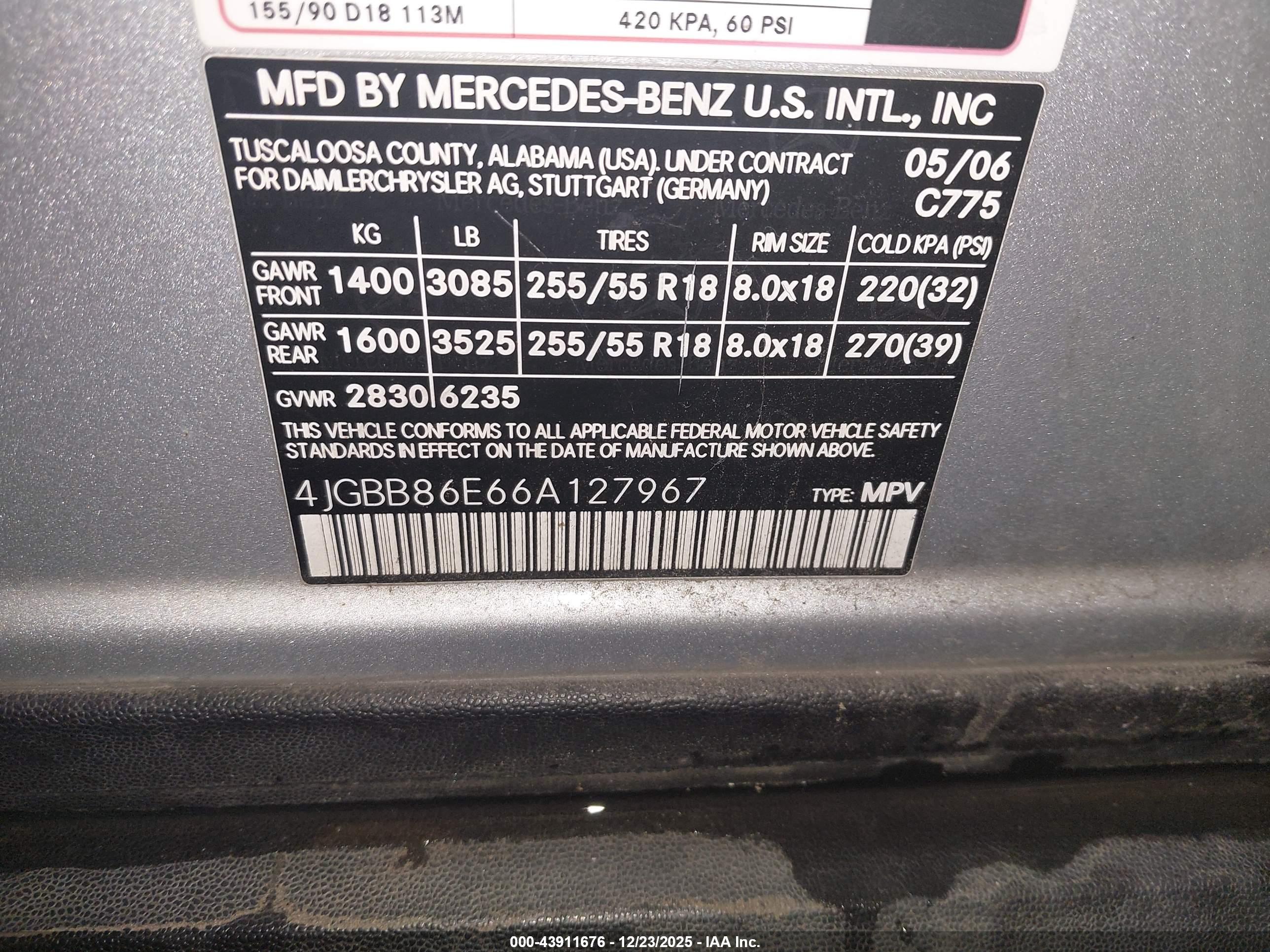 MERCEDES-BENZ ML image 9