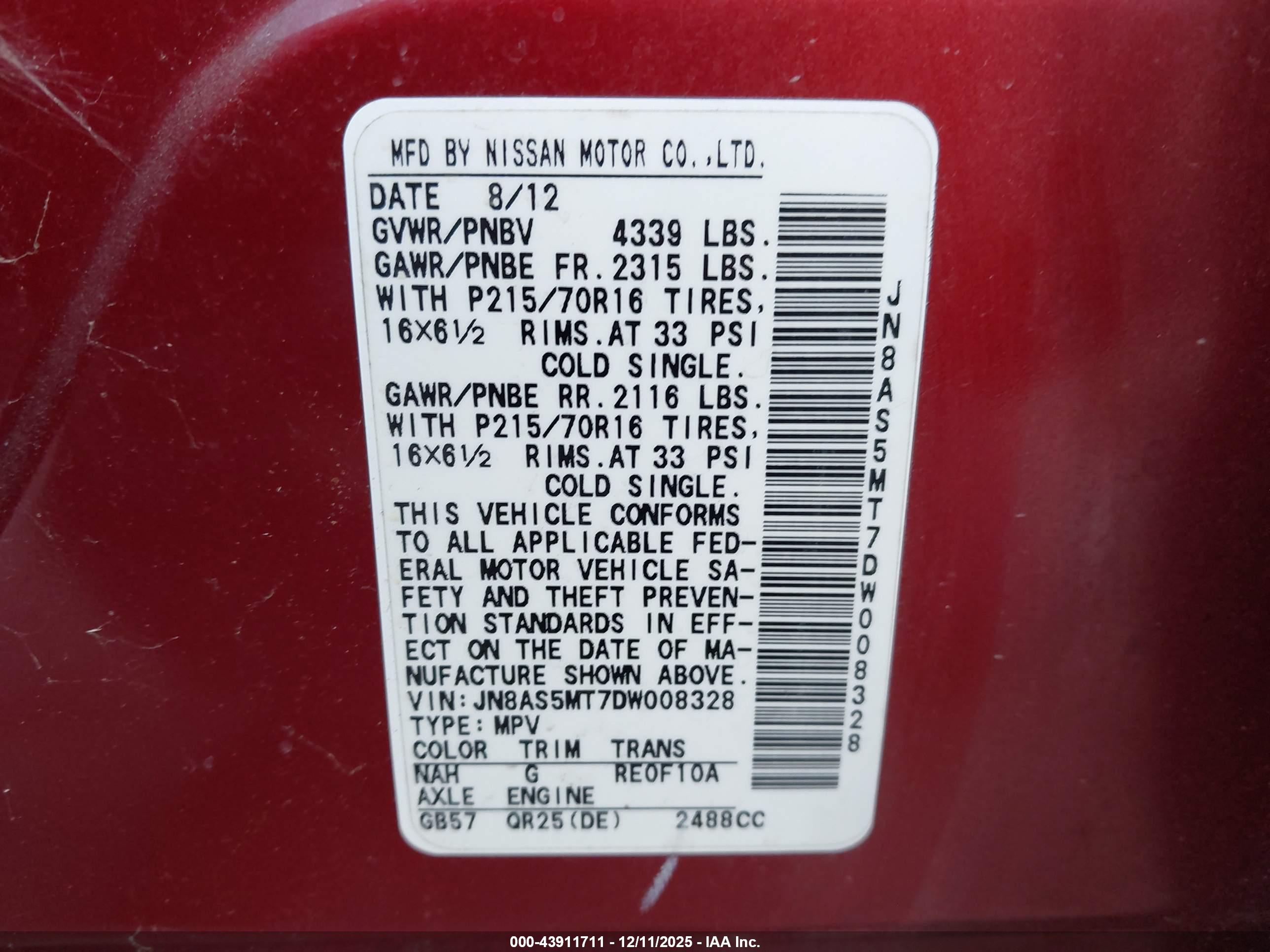 NISSAN ROGUE image 9