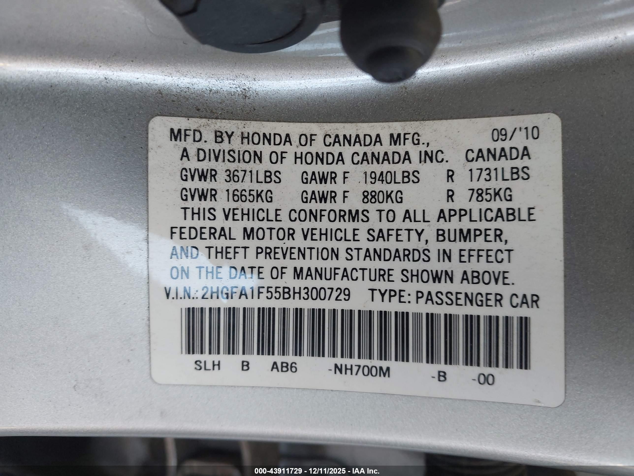HONDA CIVIC image 9