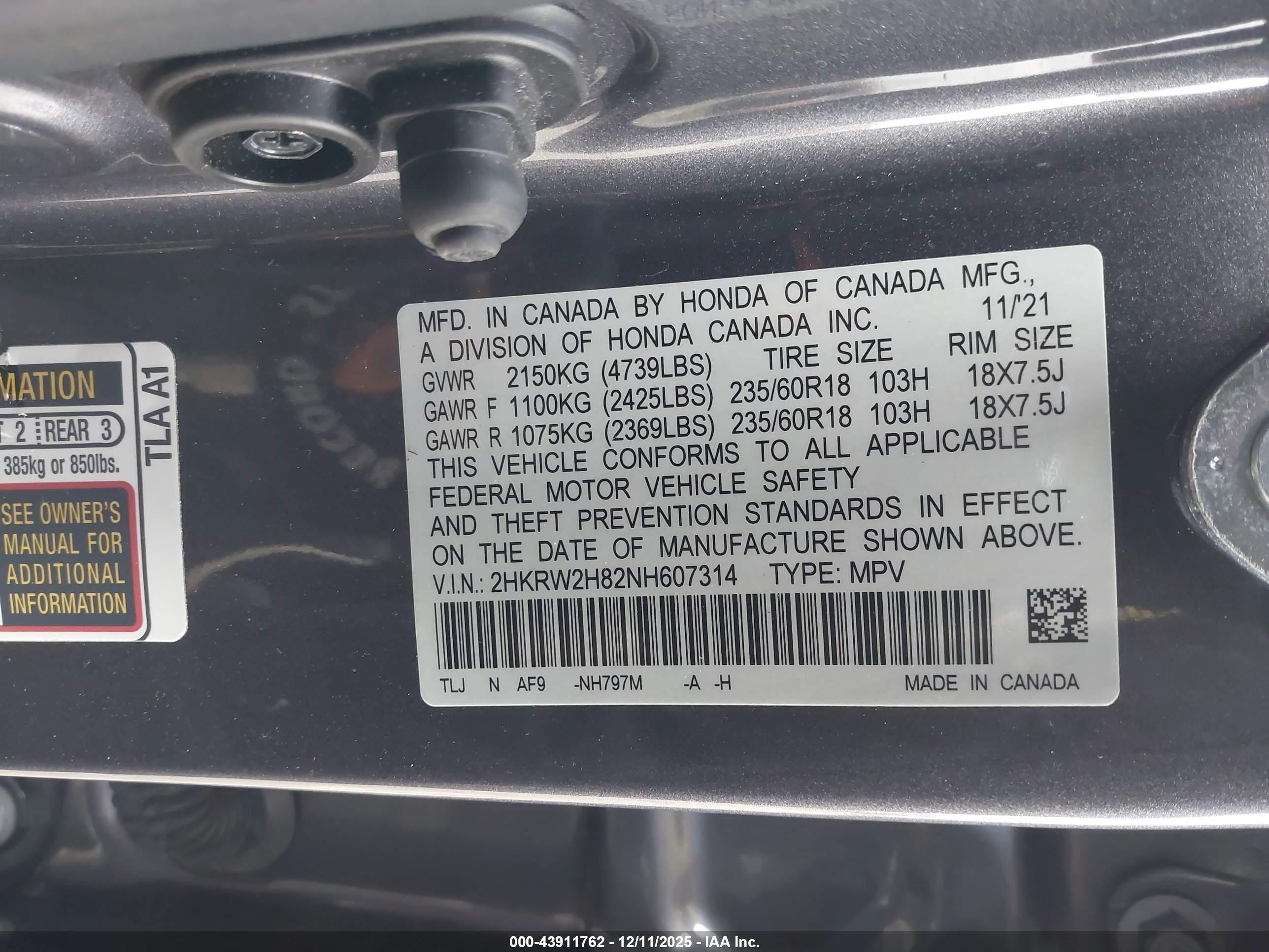 HONDA CR-V image 9