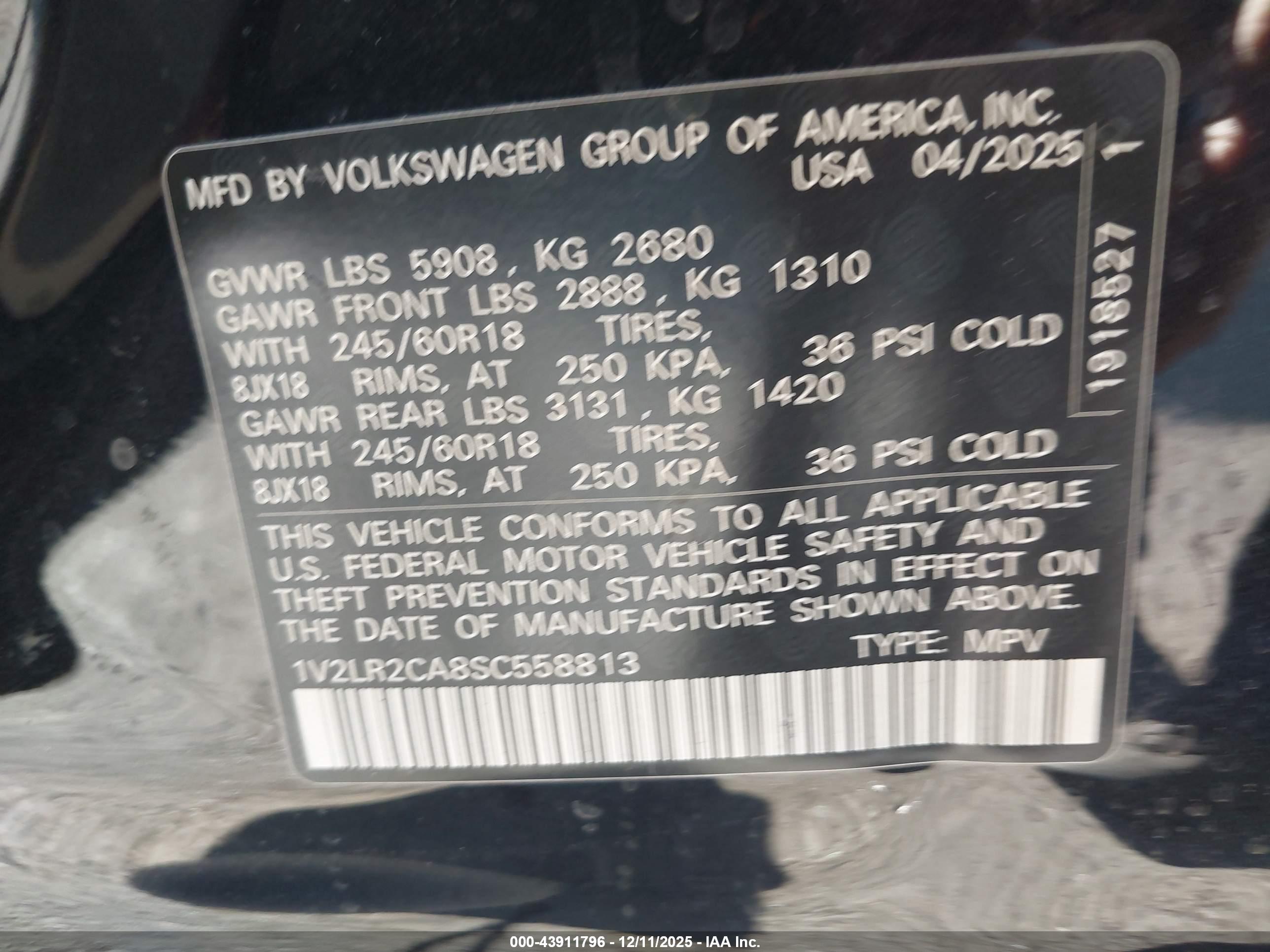 VOLKSWAGEN ATLAS image 9
