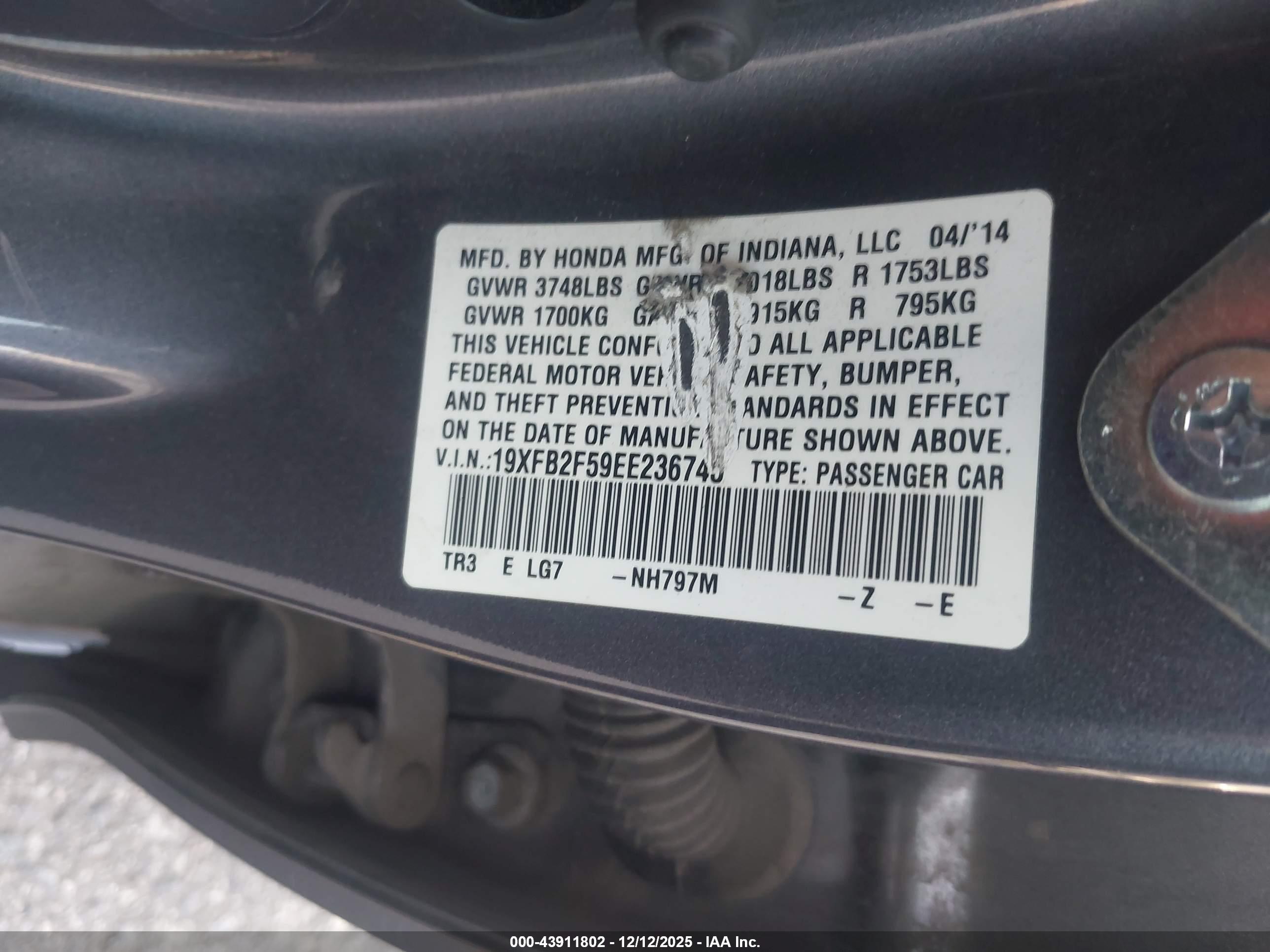 HONDA CIVIC image 9
