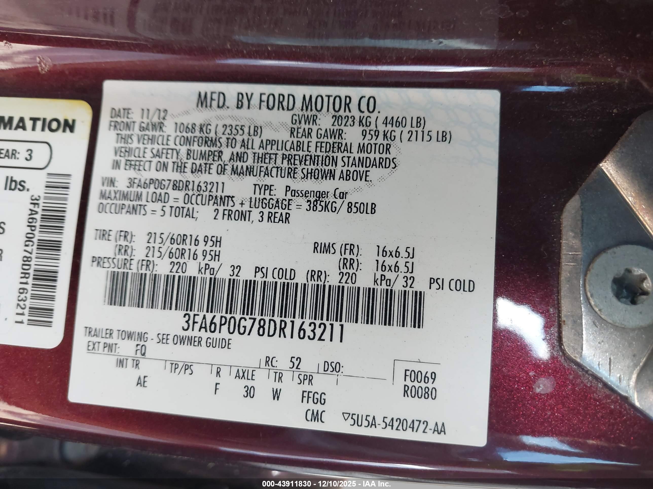 FORD FUSION image 9