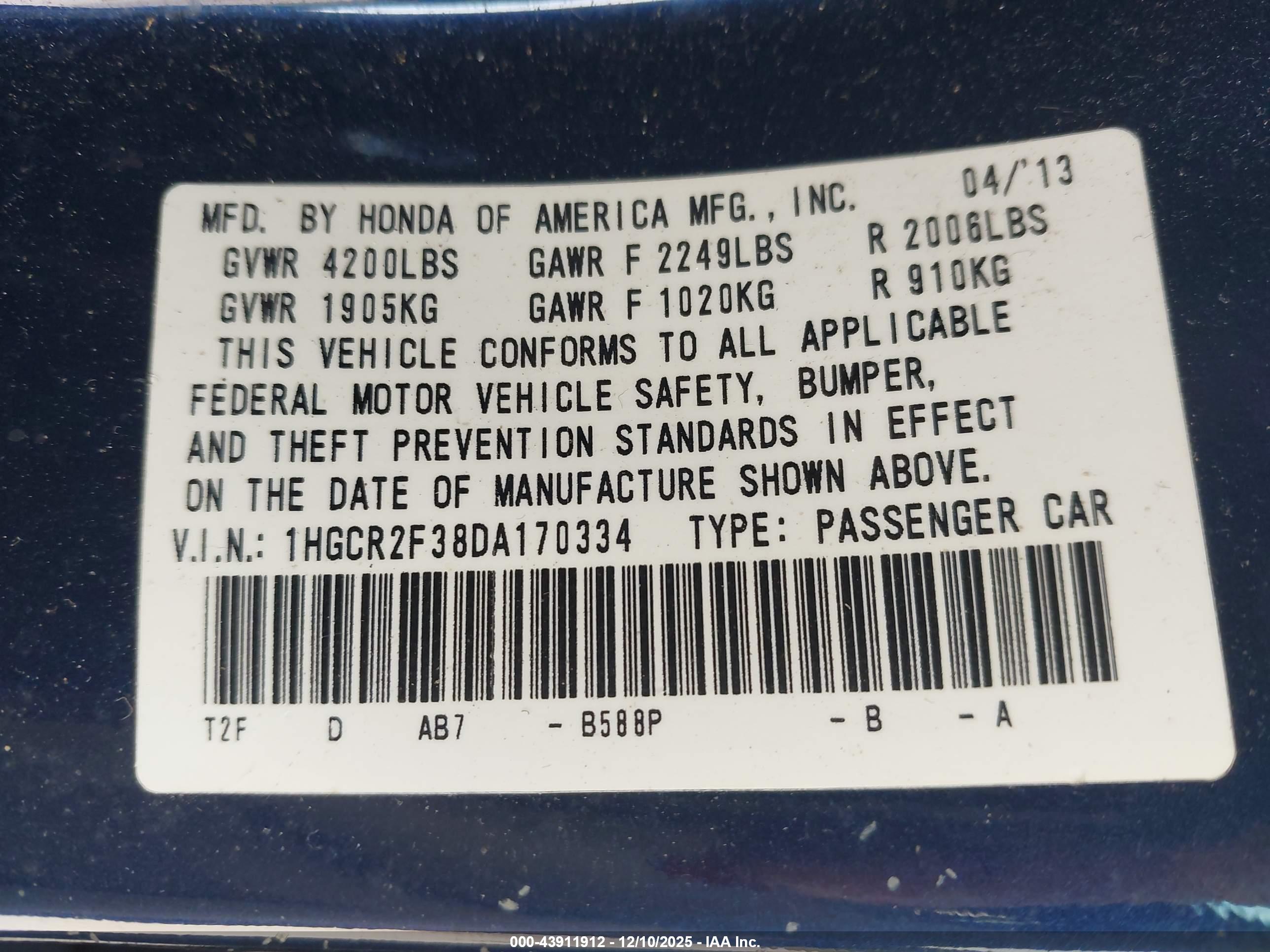 HONDA ACCORD image 9