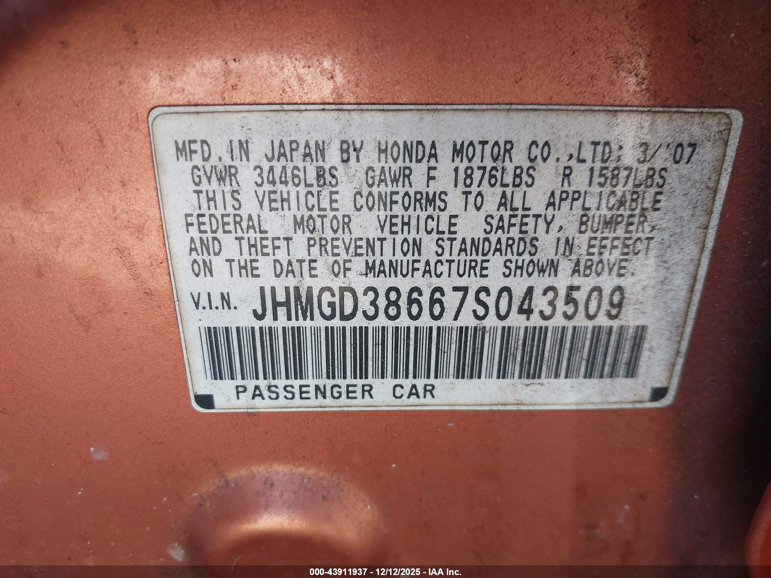 HONDA FIT image 9