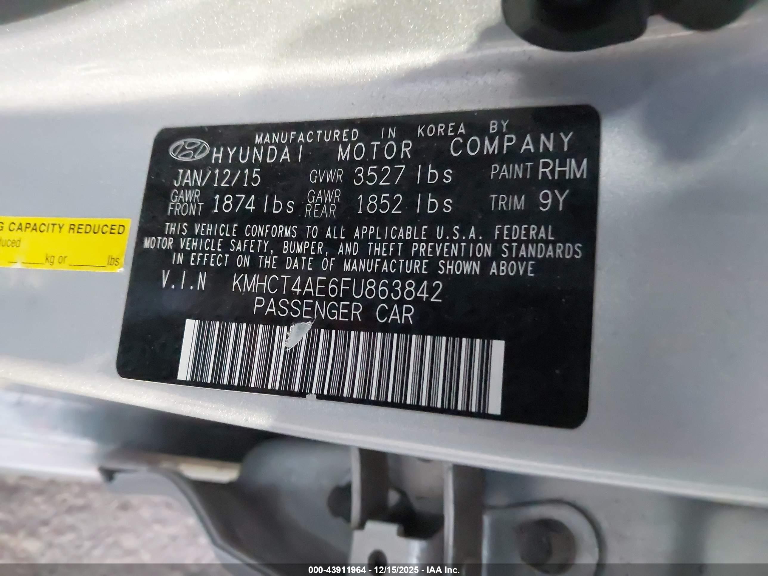 HYUNDAI ACCENT image 9