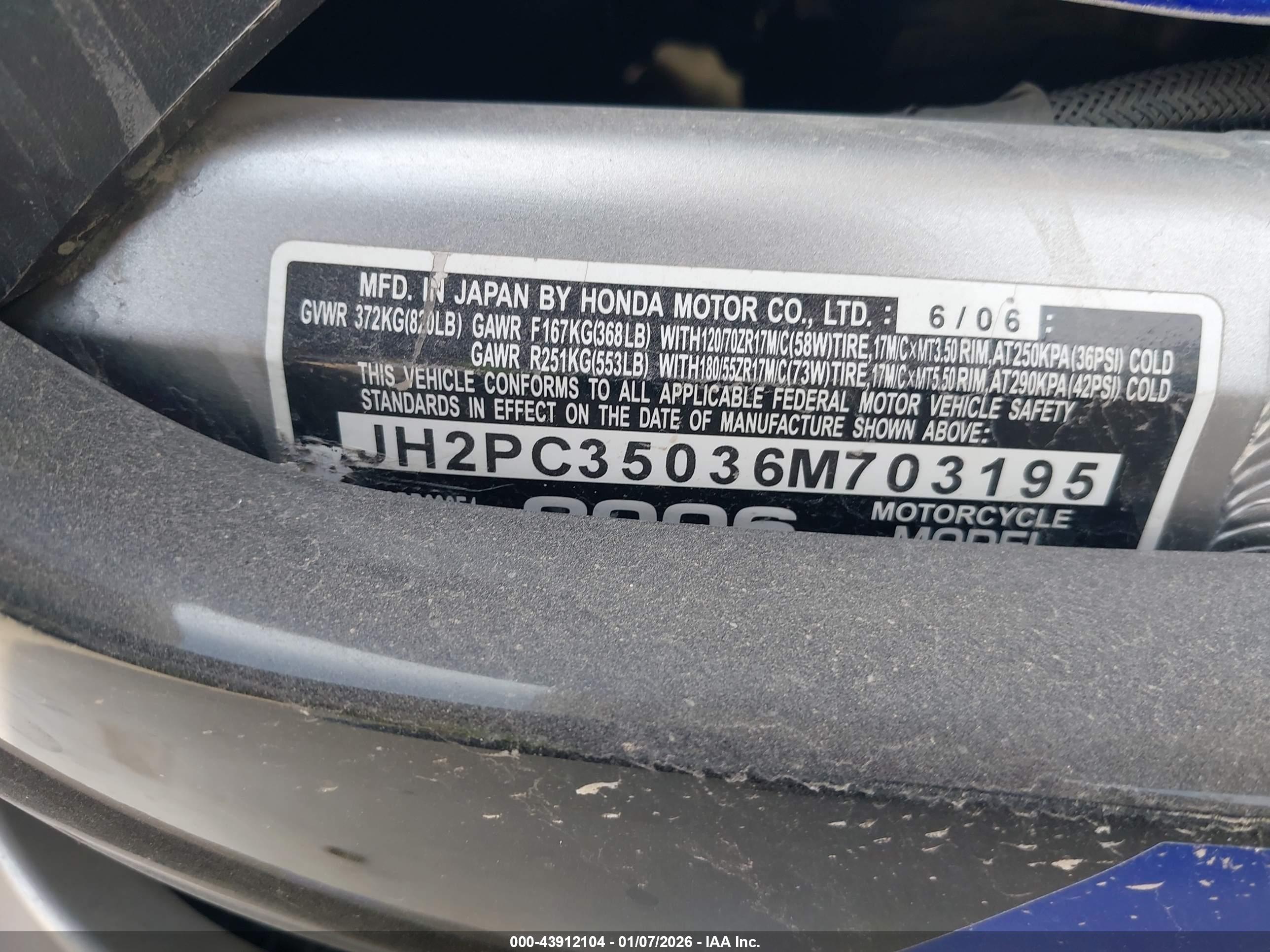 HONDA CBR600 image 10