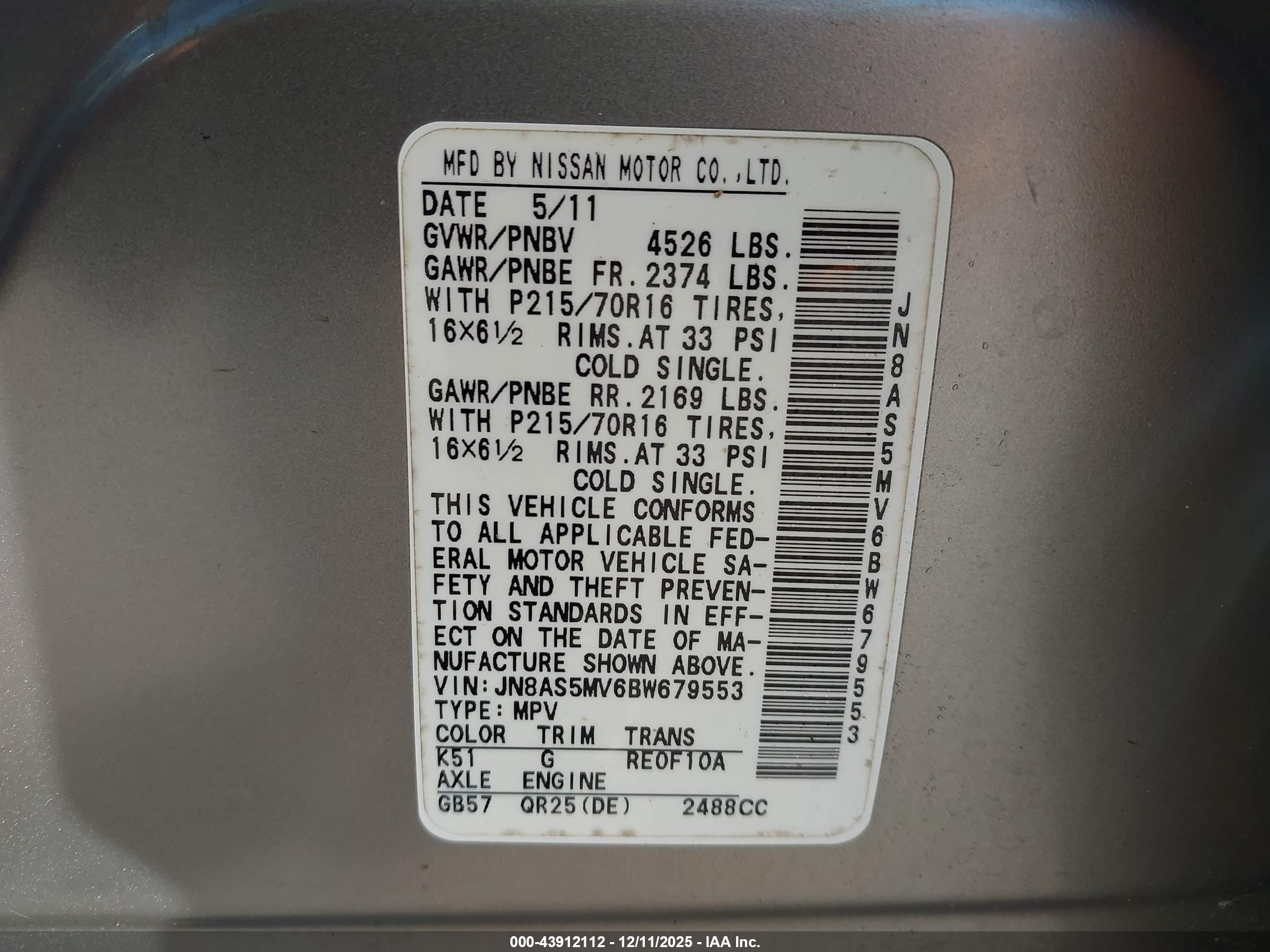 NISSAN ROGUE image 9