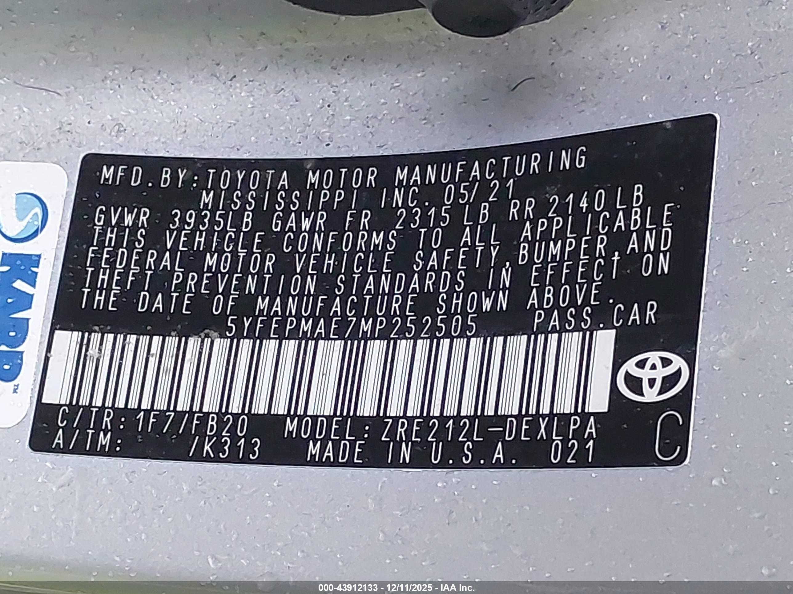 TOYOTA COROLLA image 9