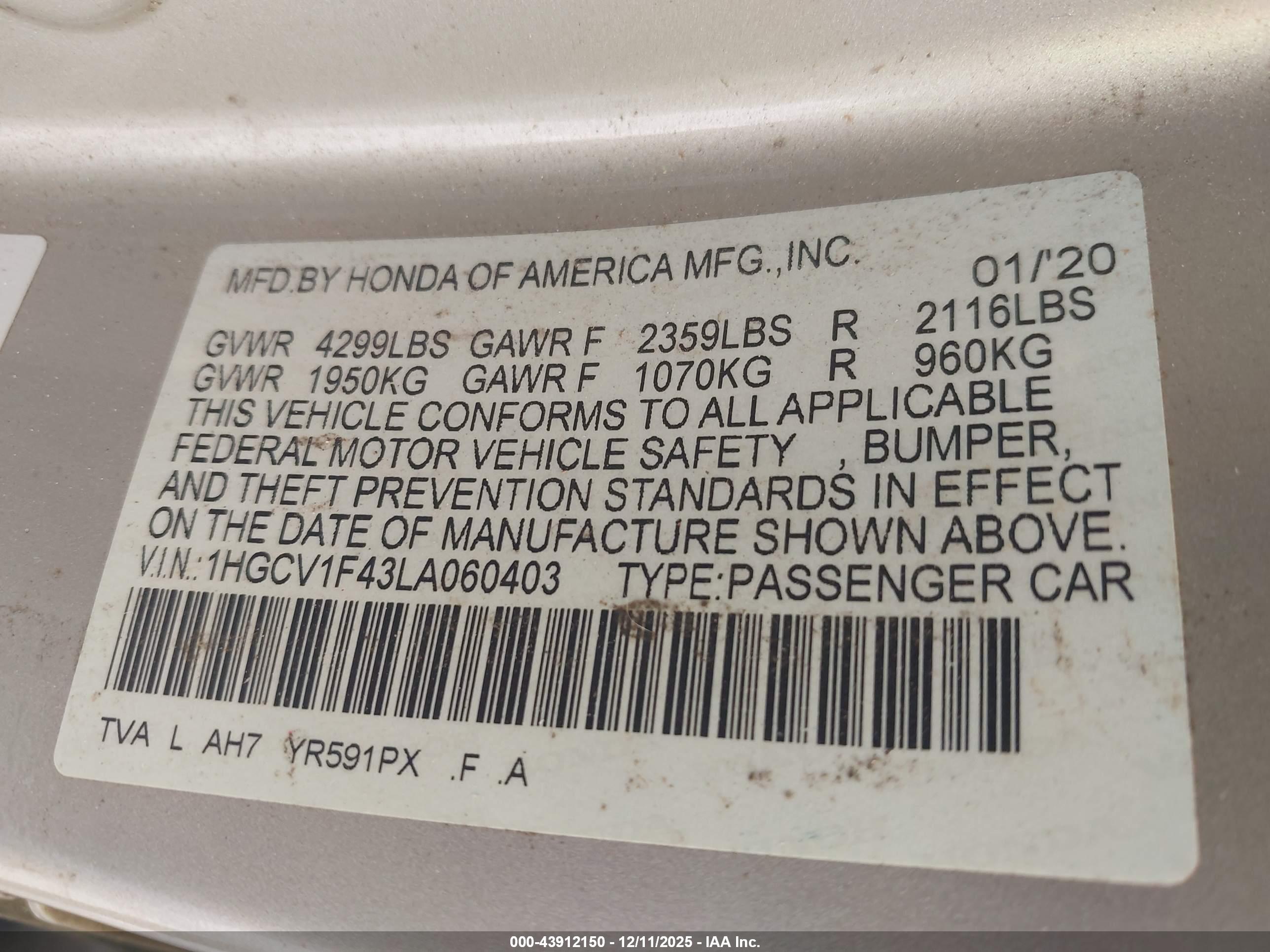 HONDA ACCORD image 9