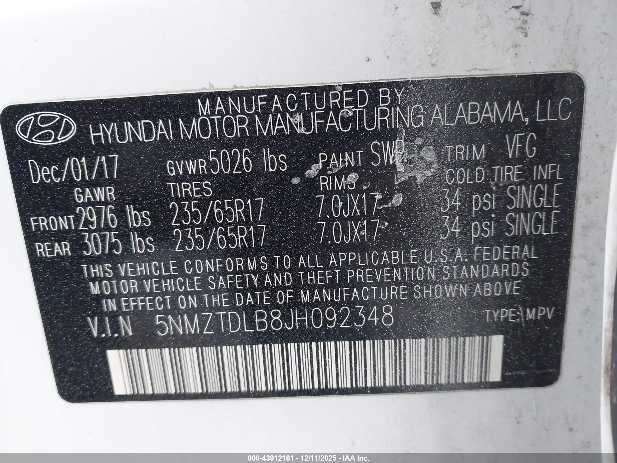 HYUNDAI SANTA image 9
