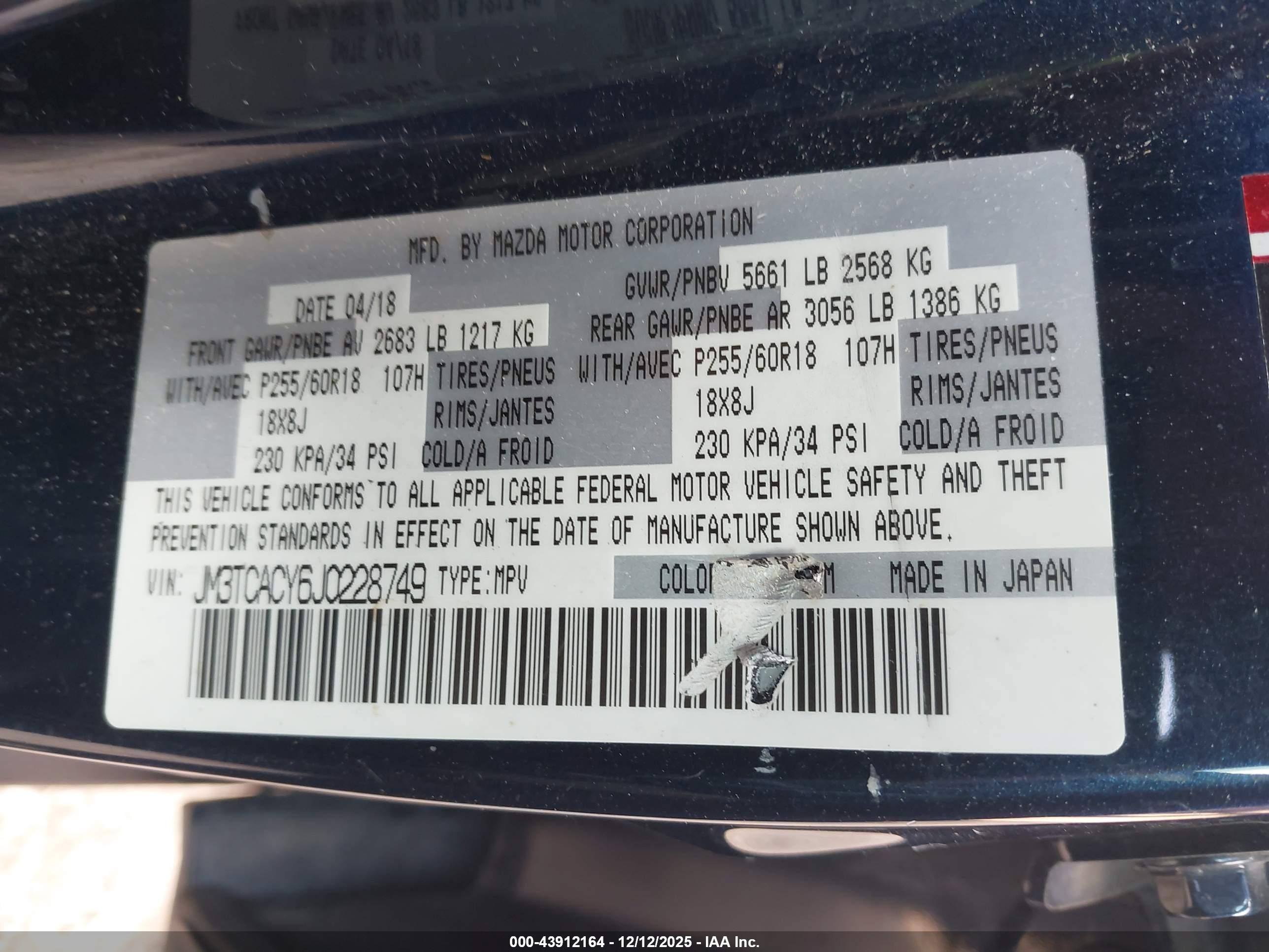 MAZDA CX-9 image 9