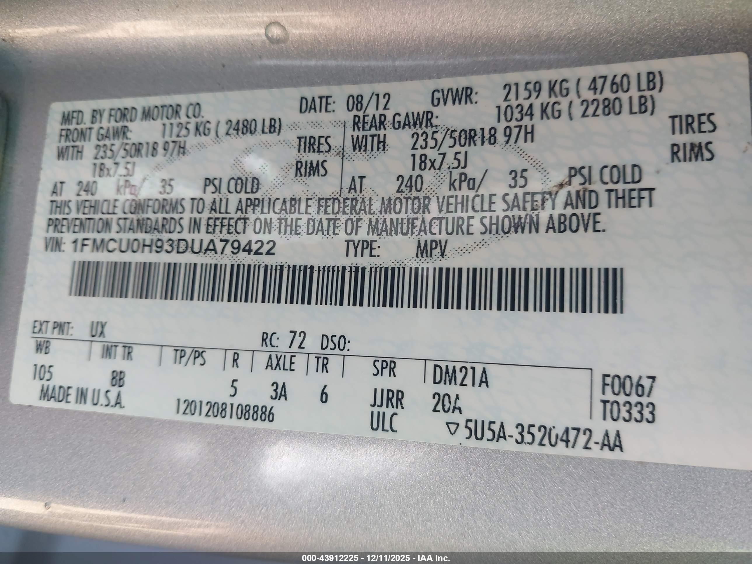 FORD ESCAPE image 9