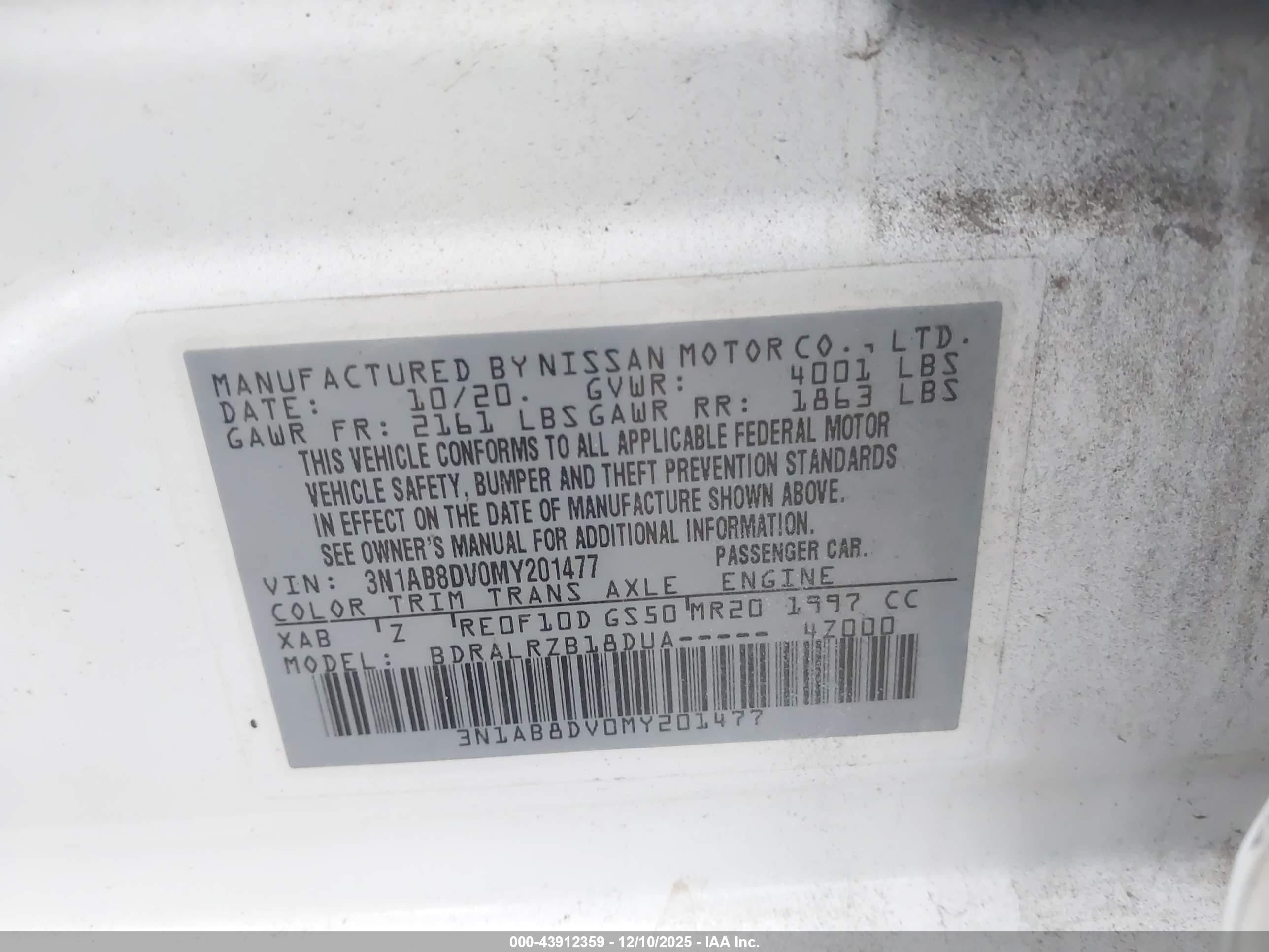 NISSAN SENTRA image 9